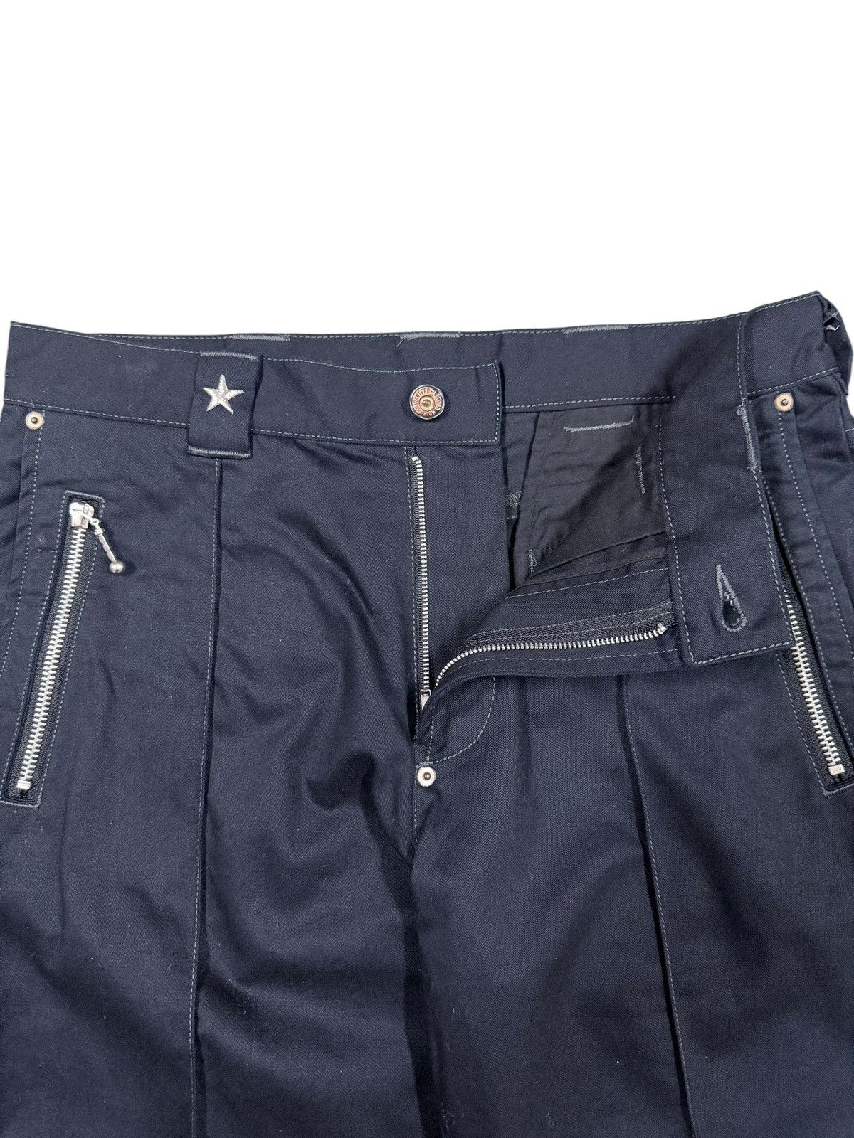 Izreel  Kazuhiro Takakura Vtg🔥Izreel Kazuhiro Takakura LGB Black Stud Star Pants Size US 32 / EU 48 - 9 Thumbnail