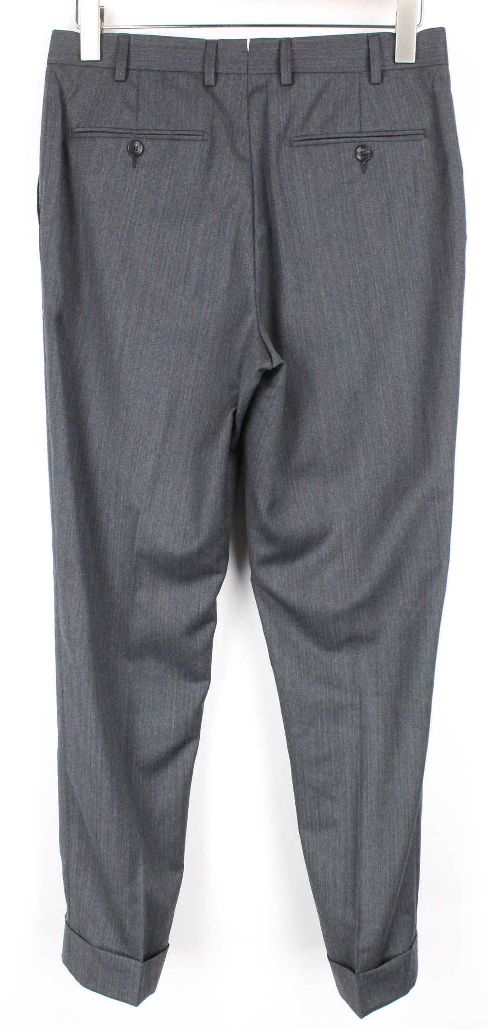 Suitsupply LA SPALLA UK36R Herringbone Grey Wool S130s Suit 73382 Size 36R - 9 Thumbnail