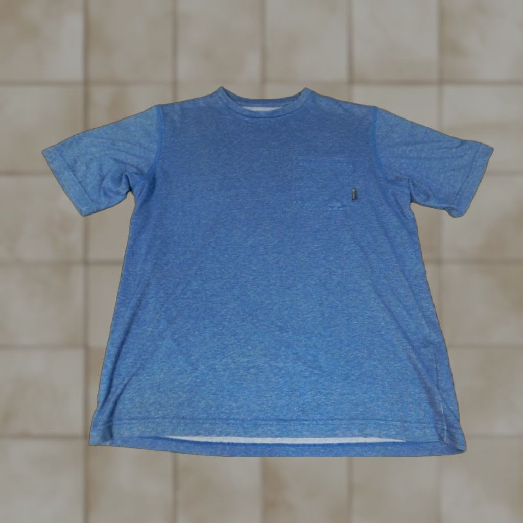 Vintage Columbia Shirt M Men Short Sleeve Crew Neck Blue Active Outdoor Logo Cotton Spandex Regular T-Shirt Size US M / EU 48-50 / 2 - 1 Thumbnail