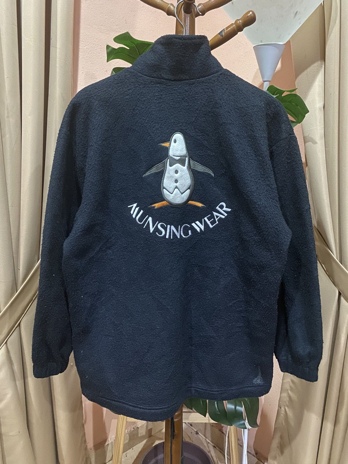 Vintage Vintage Munsingwear Grand Slam Black Fleece Pullover Size US M / EU 48-50 / 2 - 1 Thumbnail