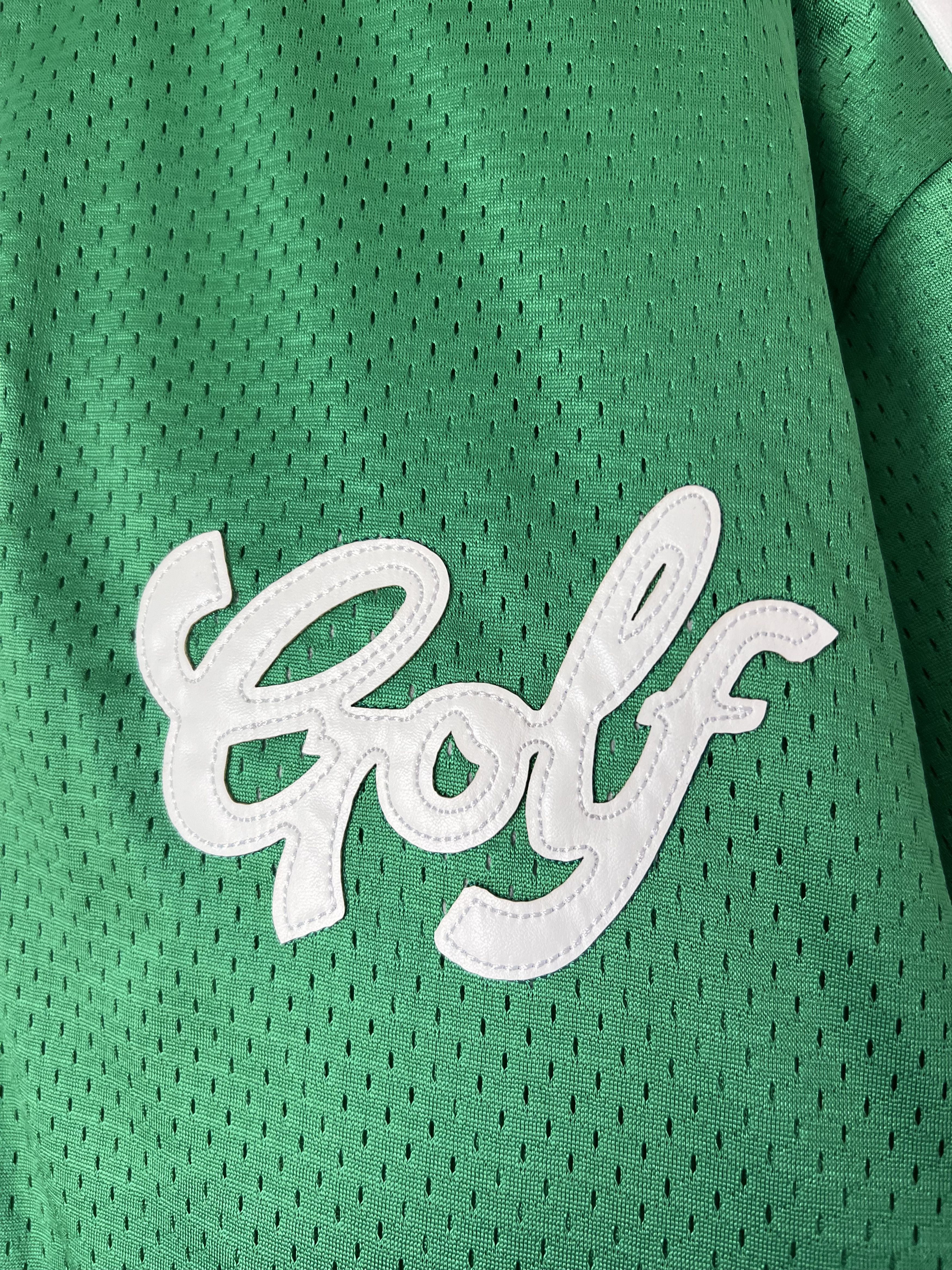 Golf Wang Golf Wang Mesh Baseball Jacket in Green Size US L / EU 52-54 / 3 - 3 Thumbnail