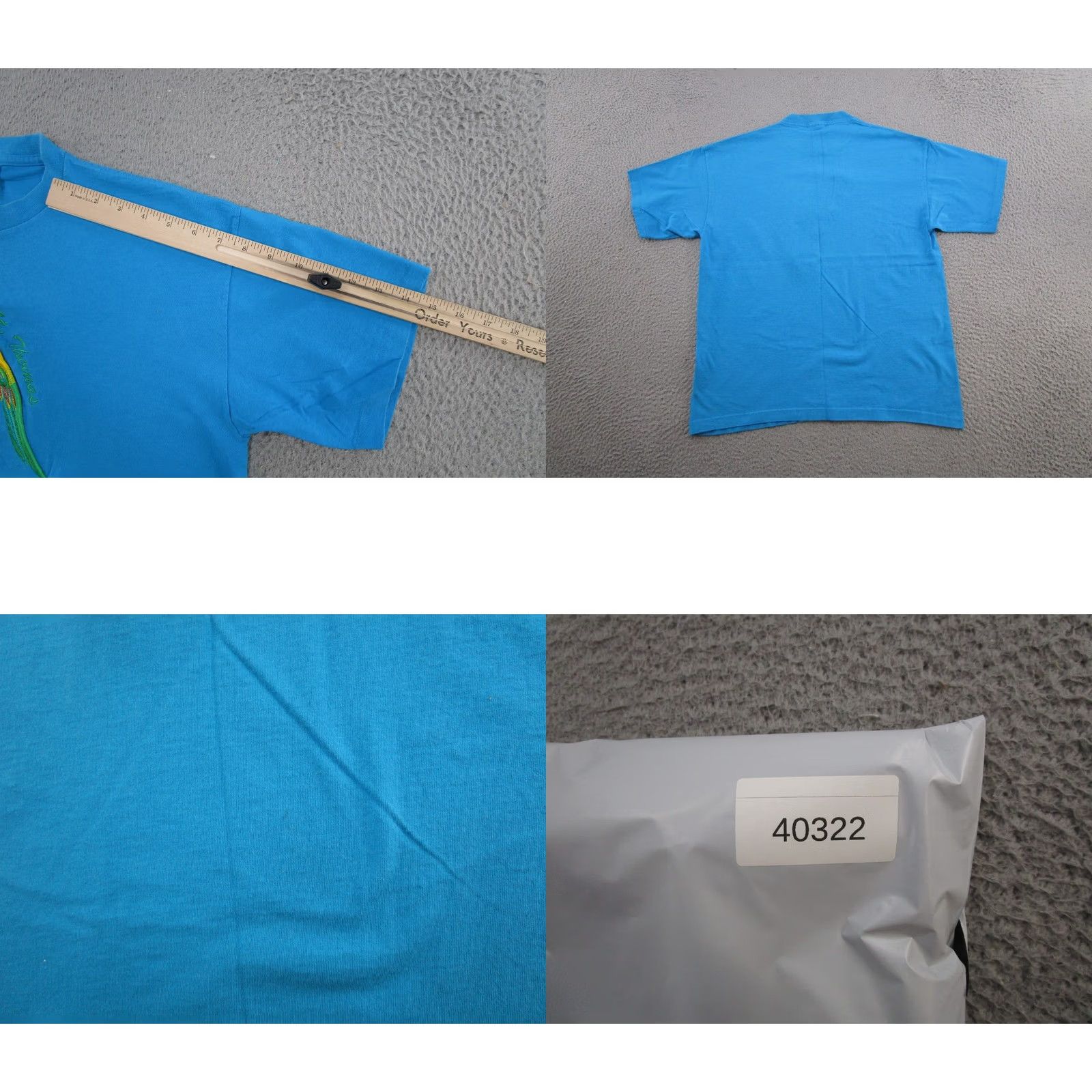 Vintage Vintage United States Virgin Islands Parrot Embroidered Crew Neck T-Shirt Size L Men Cotton Blue 90s 90s Vintage Shirt Size US L / EU 52-54 / 3 - 8 Thumbnail