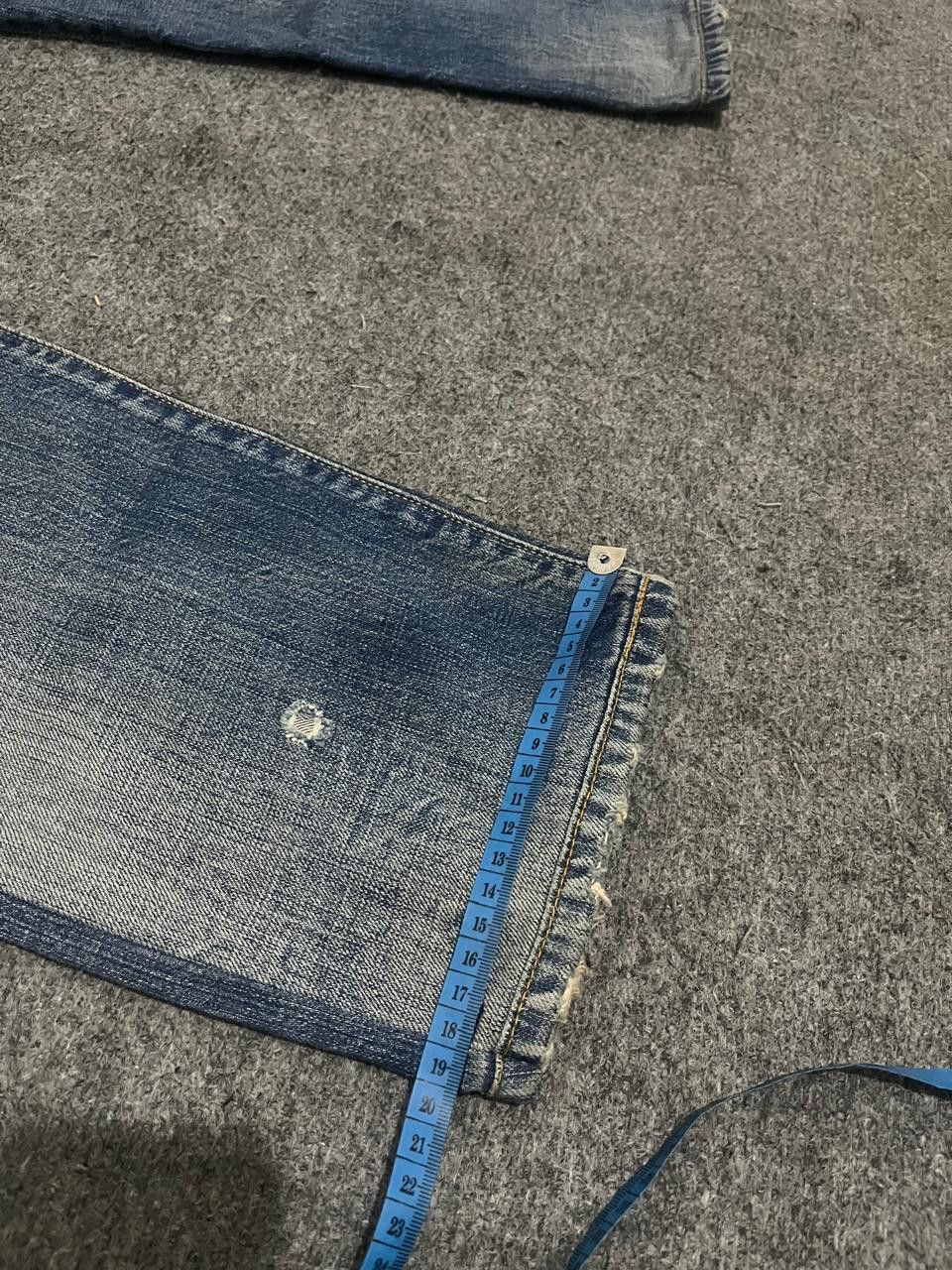 Vintage 2007 Levis 501-0069 Custom Distrassed Repaired Denim