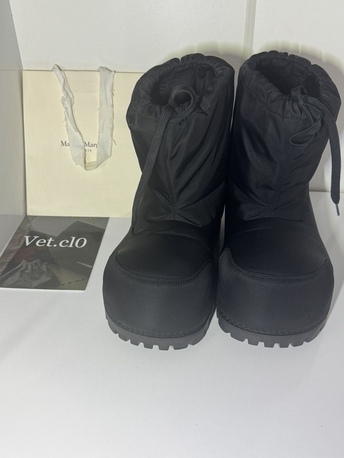 Balenciaga ⛔️Balenciaga Alaska boots black nylon 41/42 Size US 8.5 / EU 41-42 - 3 Thumbnail