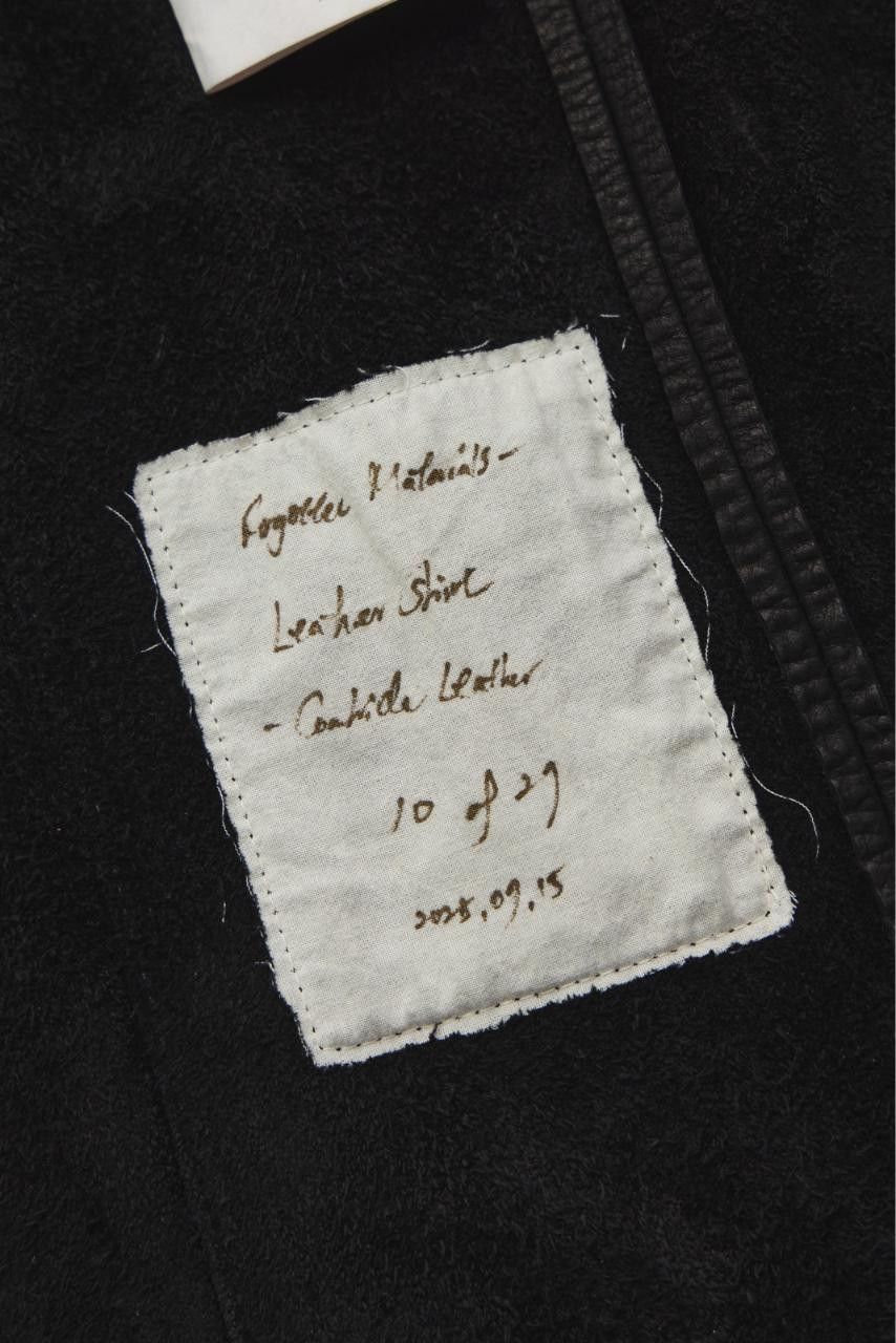 Professor.E Professor E. Forgotten Materials Leather Shirt Size US M / EU 48-50 / 2 - 11 Thumbnail