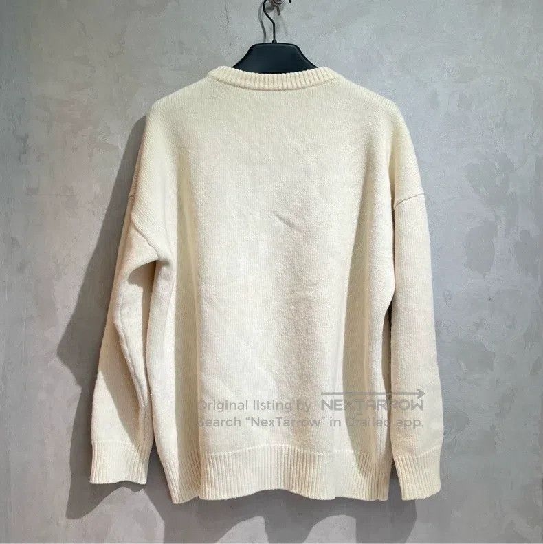 Loewe LOEWE Embroidered rhinestone logo sweater Size L / US 10 / IT 46 - 3 Thumbnail