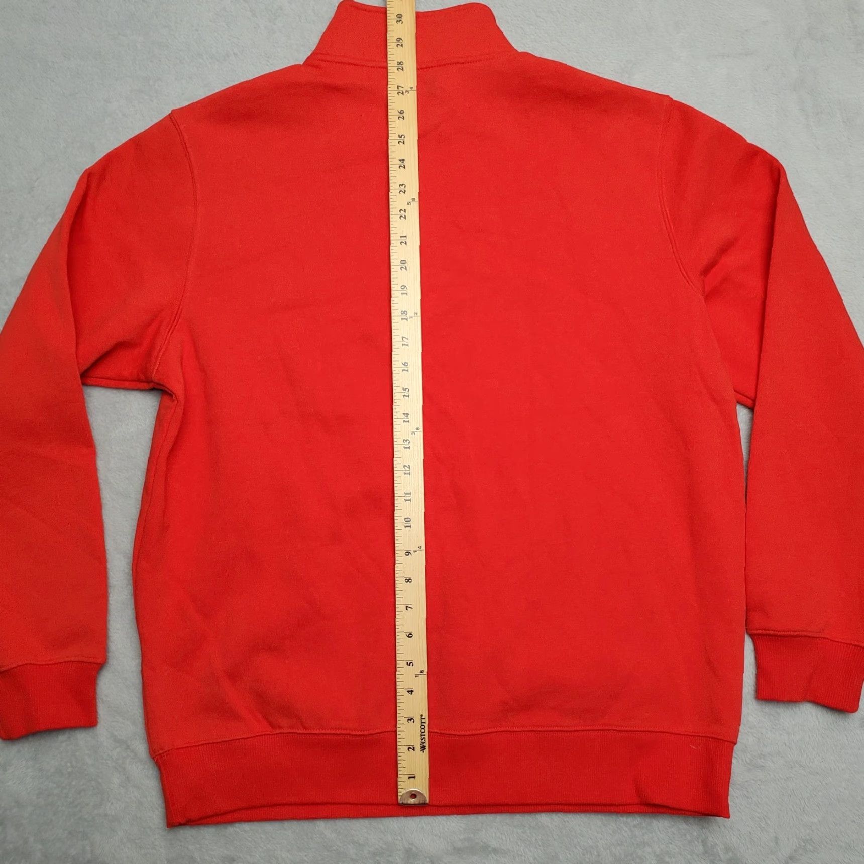 Vintage VINTAGE Sport-Tek Sweater Shirt Mens L Red Long Sleeve Pullover 1/4 Zip Casual Size US L / EU 52-54 / 3 - 6 Thumbnail