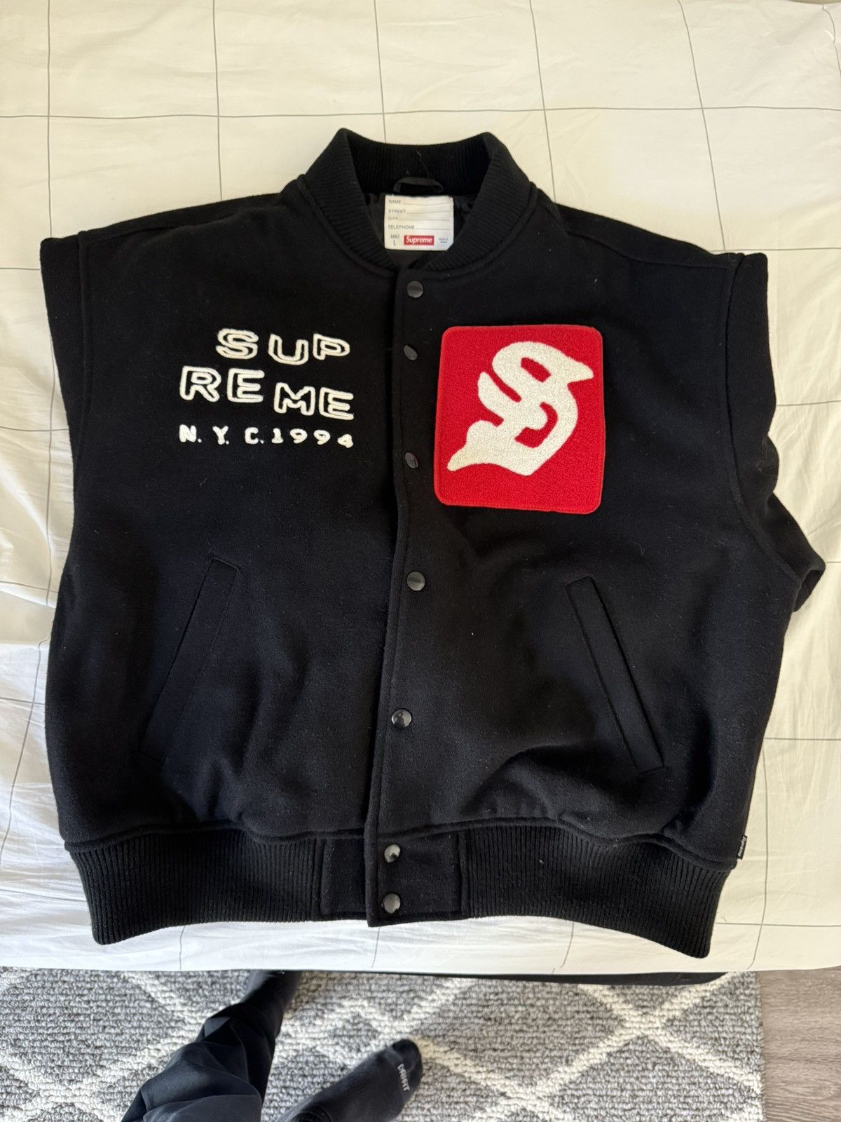supreme Tourist Varsity Jacket CPFM