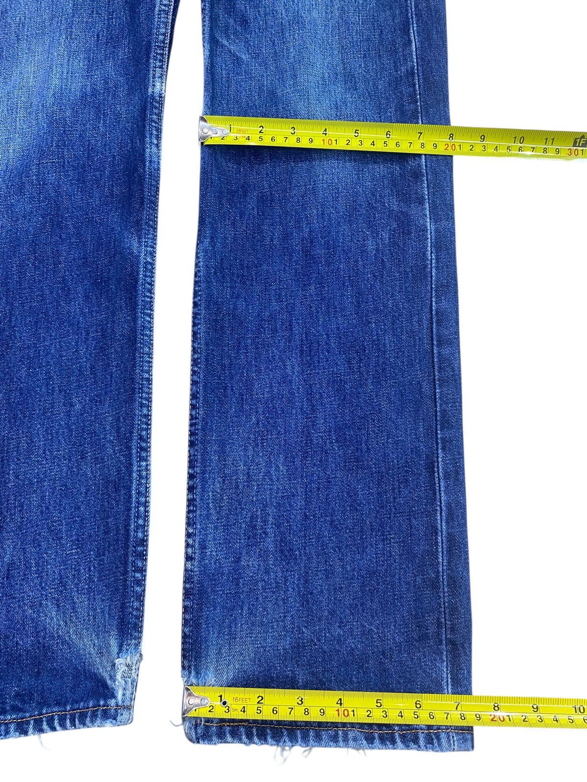 Levi's Levi’s Vintage Whiskers Dark Wash Style Straight Cut Jeans Size US 28 / EU 44 - 7 Thumbnail