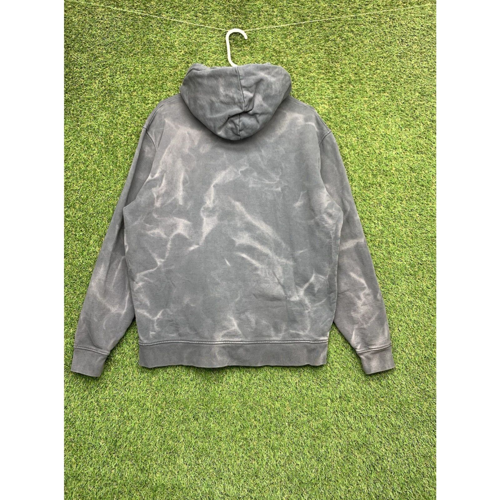 Allsaints ALLSAINTS Hoodie Mens Small Gray Tie Dye Pullover Sweatshirt Heavyweight City Classic Size US S / EU 44-46 / 1 - 2 Thumbnail