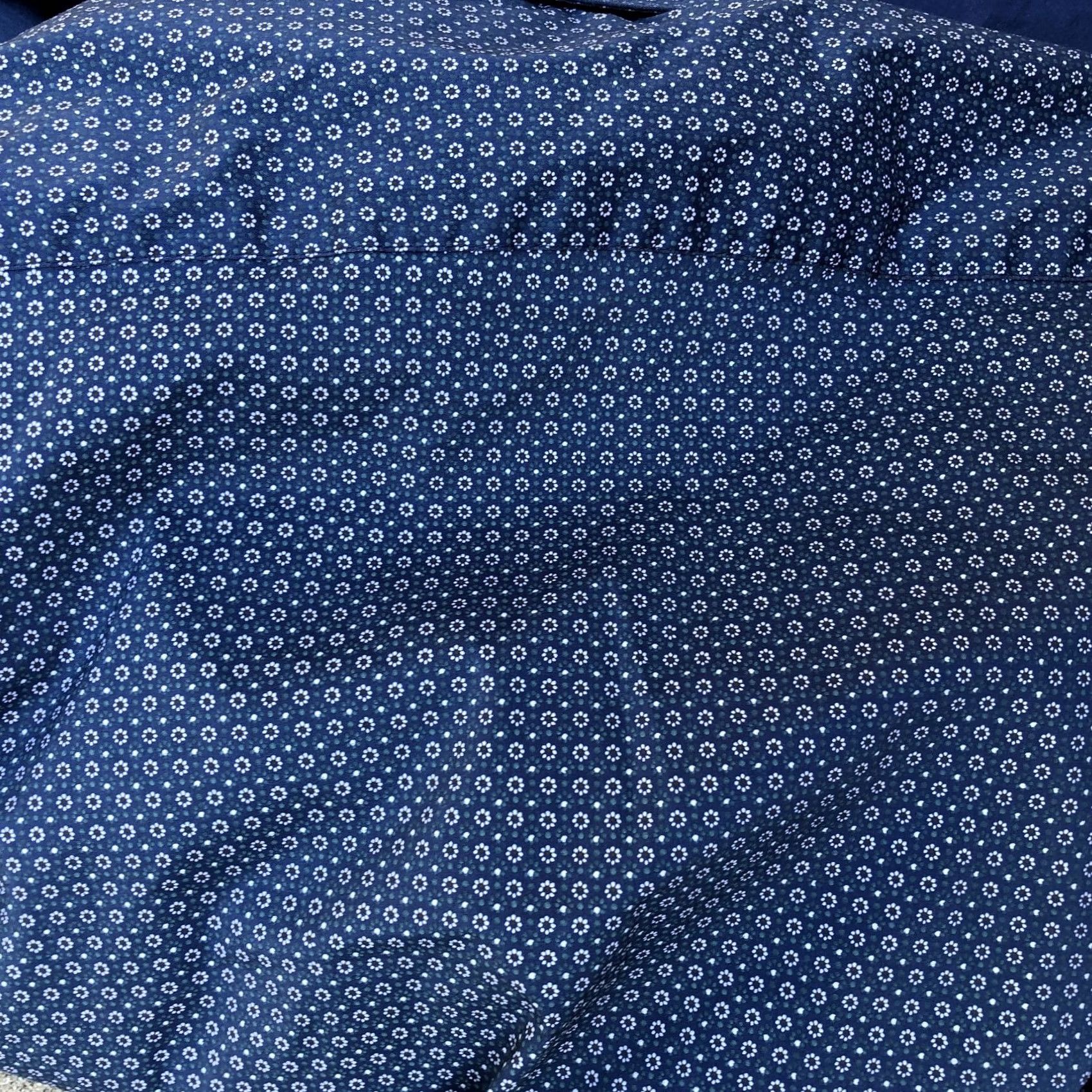 Ben Sherman BEN SHERMAN Button-Down Shirt Mens XL Slim Fit Long Sleeve Collared Top Blue Cotton Button-Up Shirt Size US XL / EU 56 / 4 - 4 Thumbnail