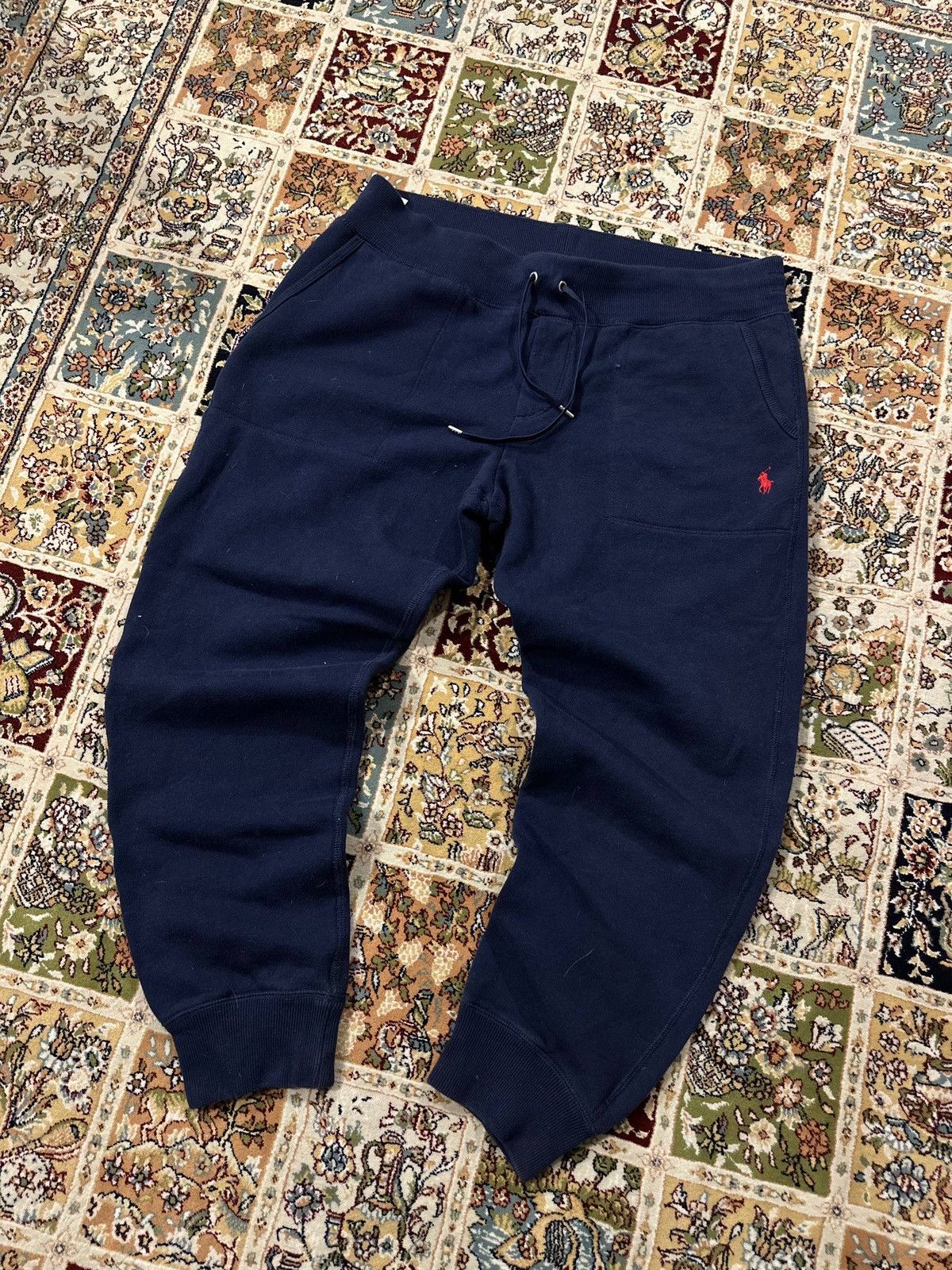 Polo Ralph Lauren Vintage Polo Ralph Lauren Baggy RRL Sweatpants L Size US 34 / EU 50 - 2 Thumbnail