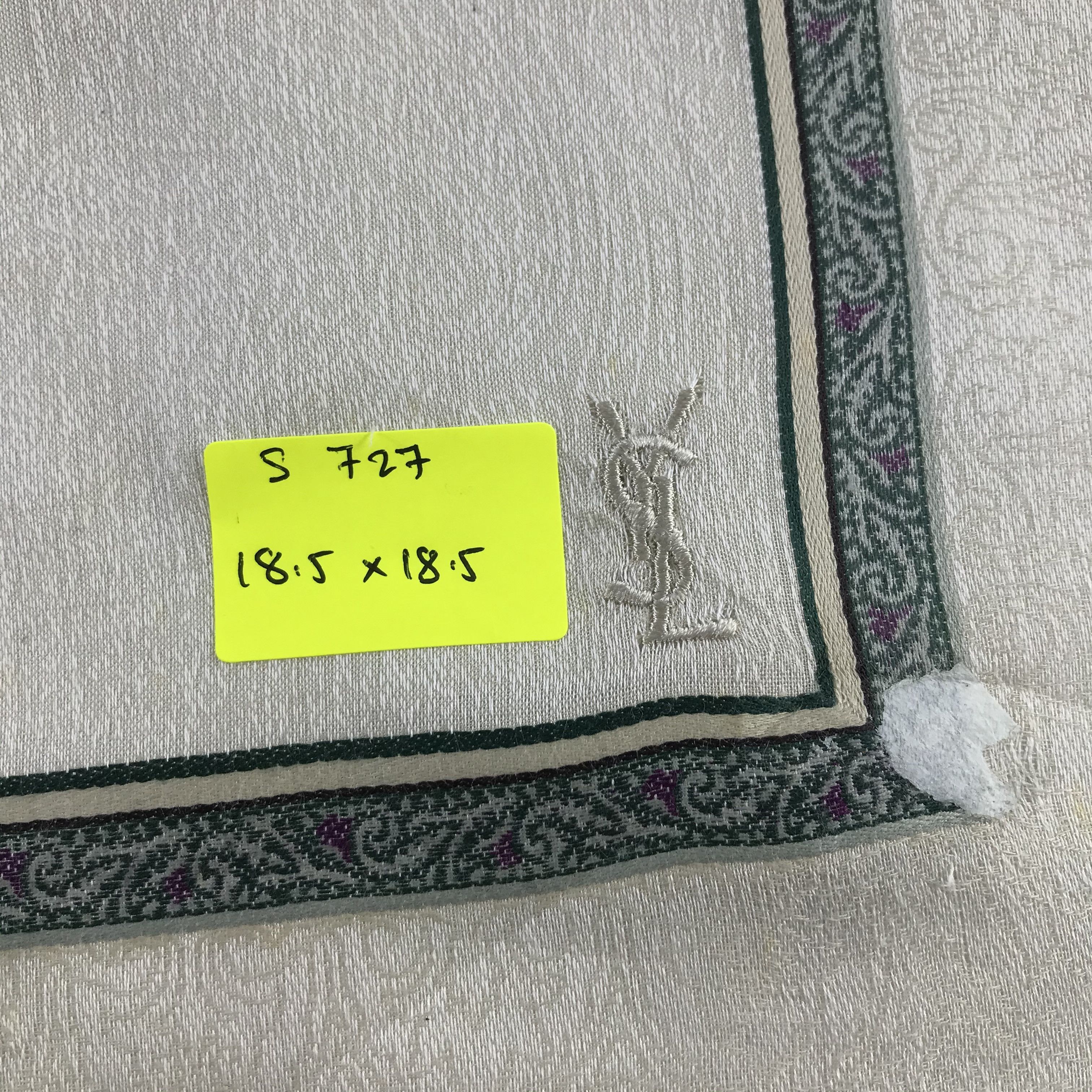 Vintage × Yves Saint Laurent Yves Saint Laurent Bandana / Handkerchief /Neckerchief -S727 Size ONE SIZE - 5 Thumbnail
