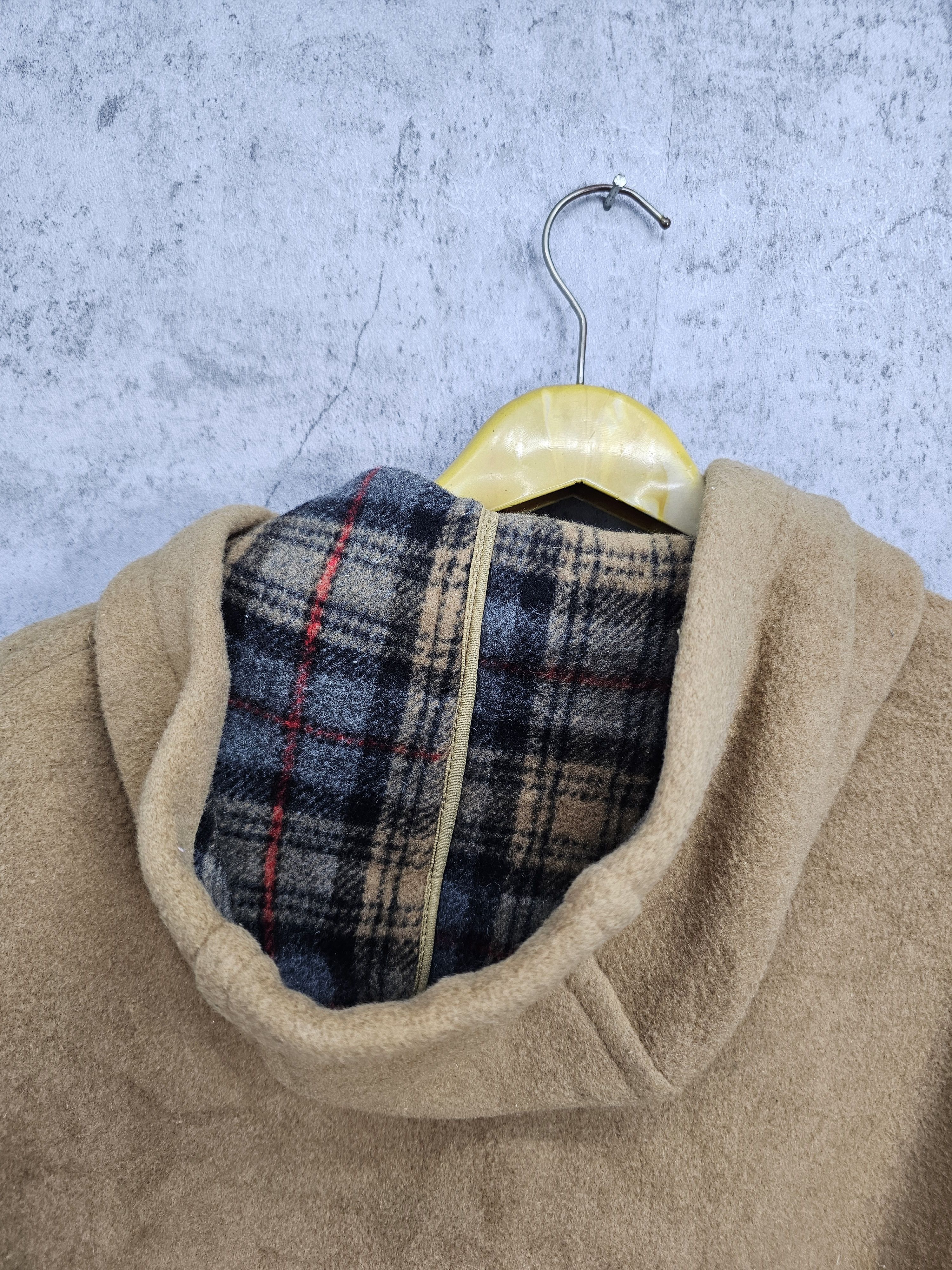 Other MONTGOMERY Checked Wool Heavy Coat Jacket J0047 Size US L / EU 52-54 / 3 - 6 Thumbnail