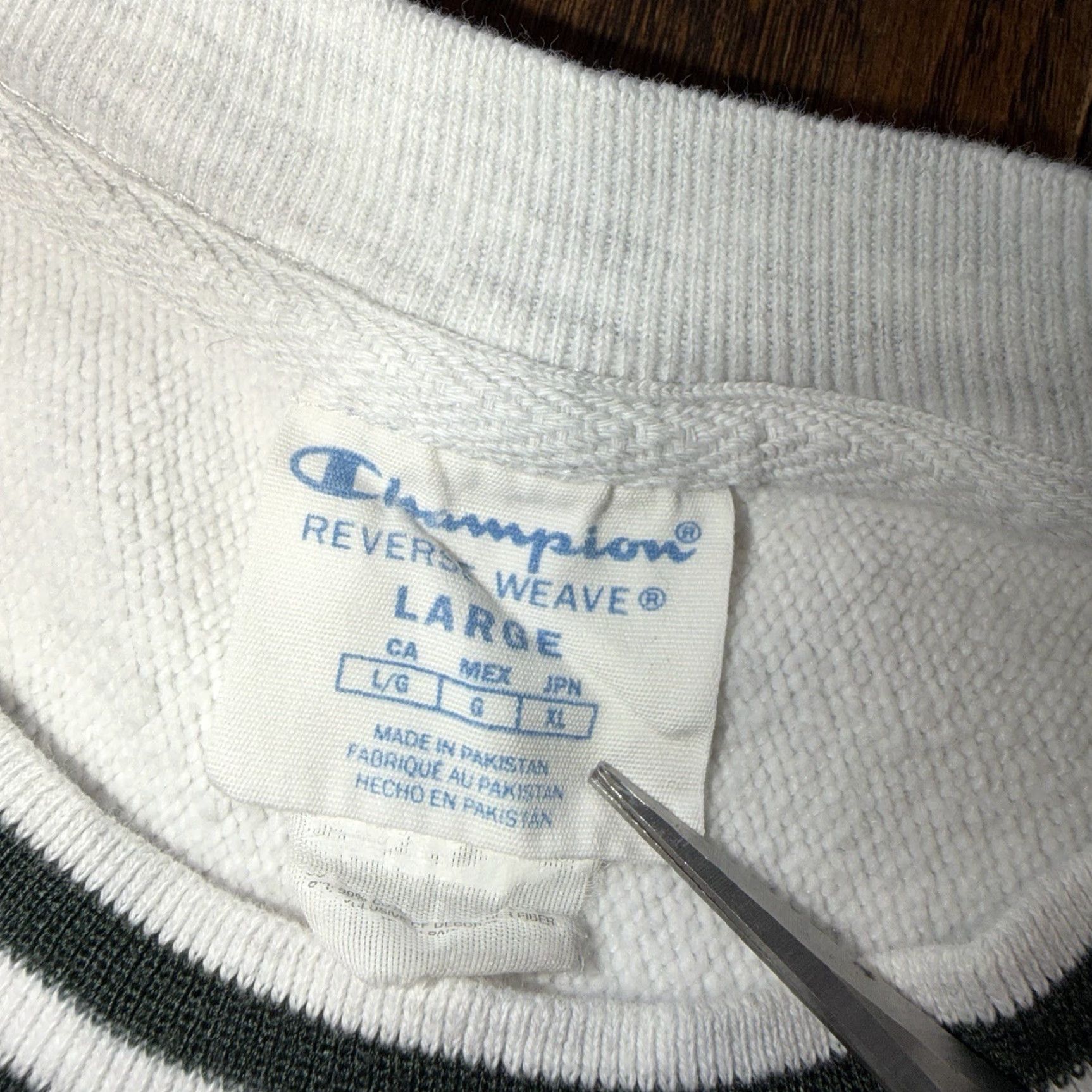 Champion VINTAGE Champion Reverse Weave Ohio Crewneck Sweatshirt Men L Gray Green Logo Graphic Print Size US L / EU 52-54 / 3 - 5 Thumbnail
