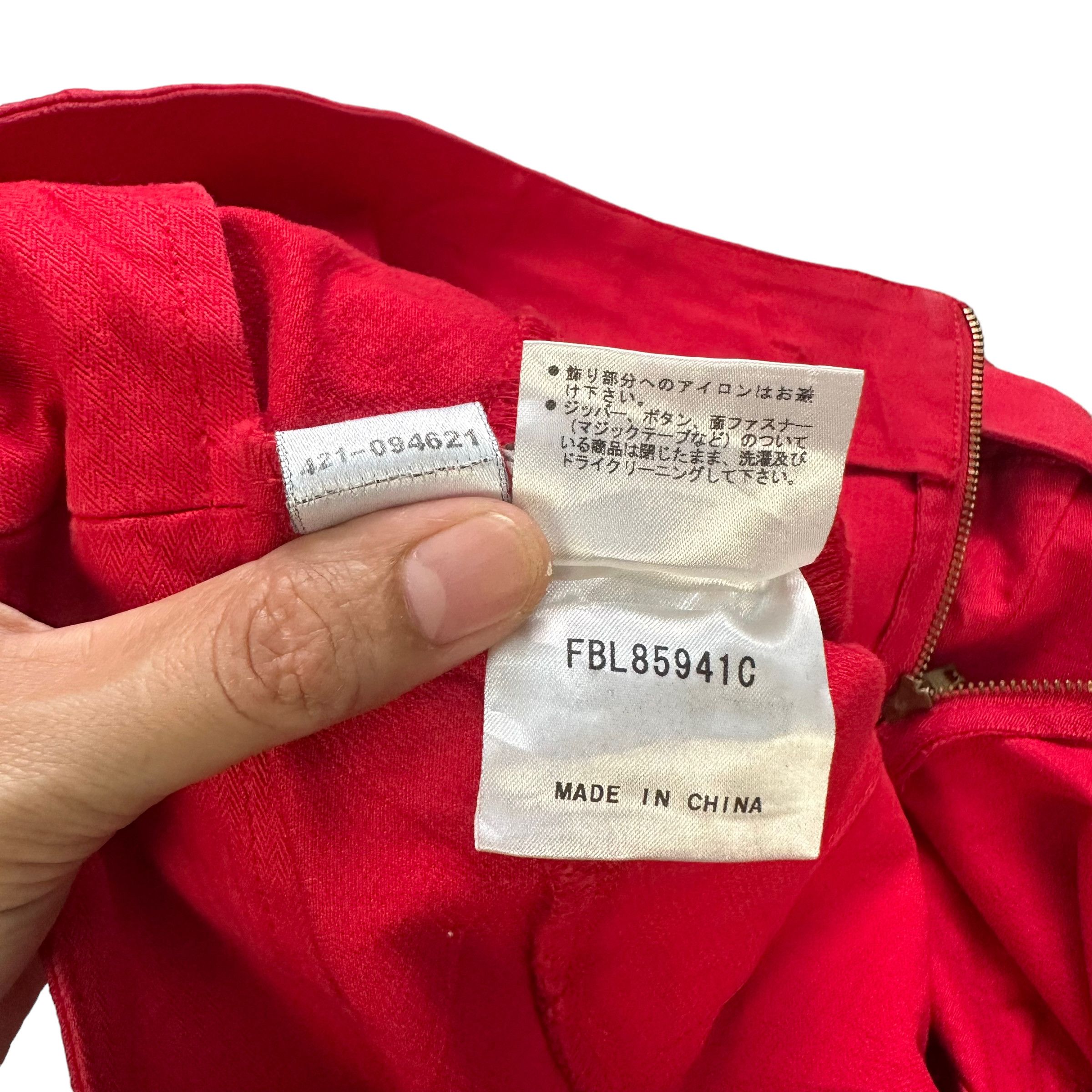 Fubu FUBU THE COLLECTION RED MINI SKIRT #7728-167 Size 32" / US 10 / IT 46 - 7 Thumbnail