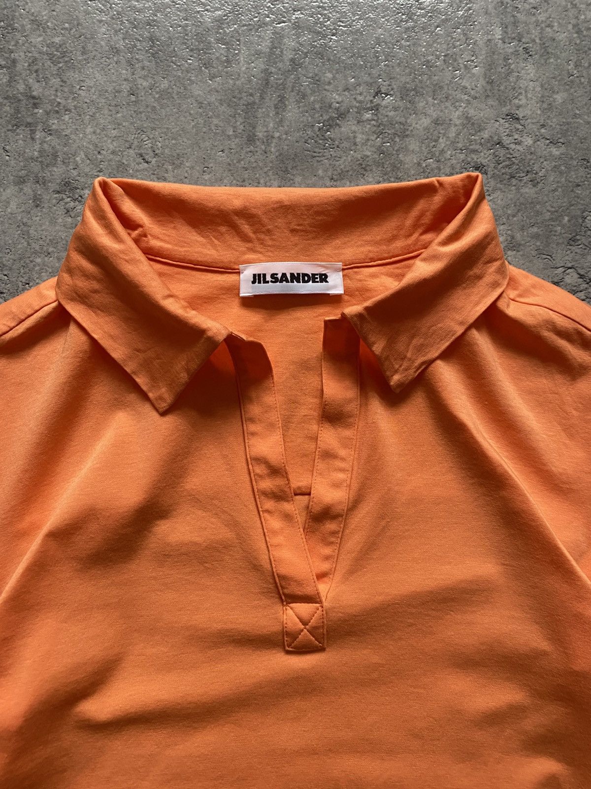 Jil Sander Jil Sander Minimalist Orange Shirt Size L / US 10 / IT 46 - 5 Thumbnail
