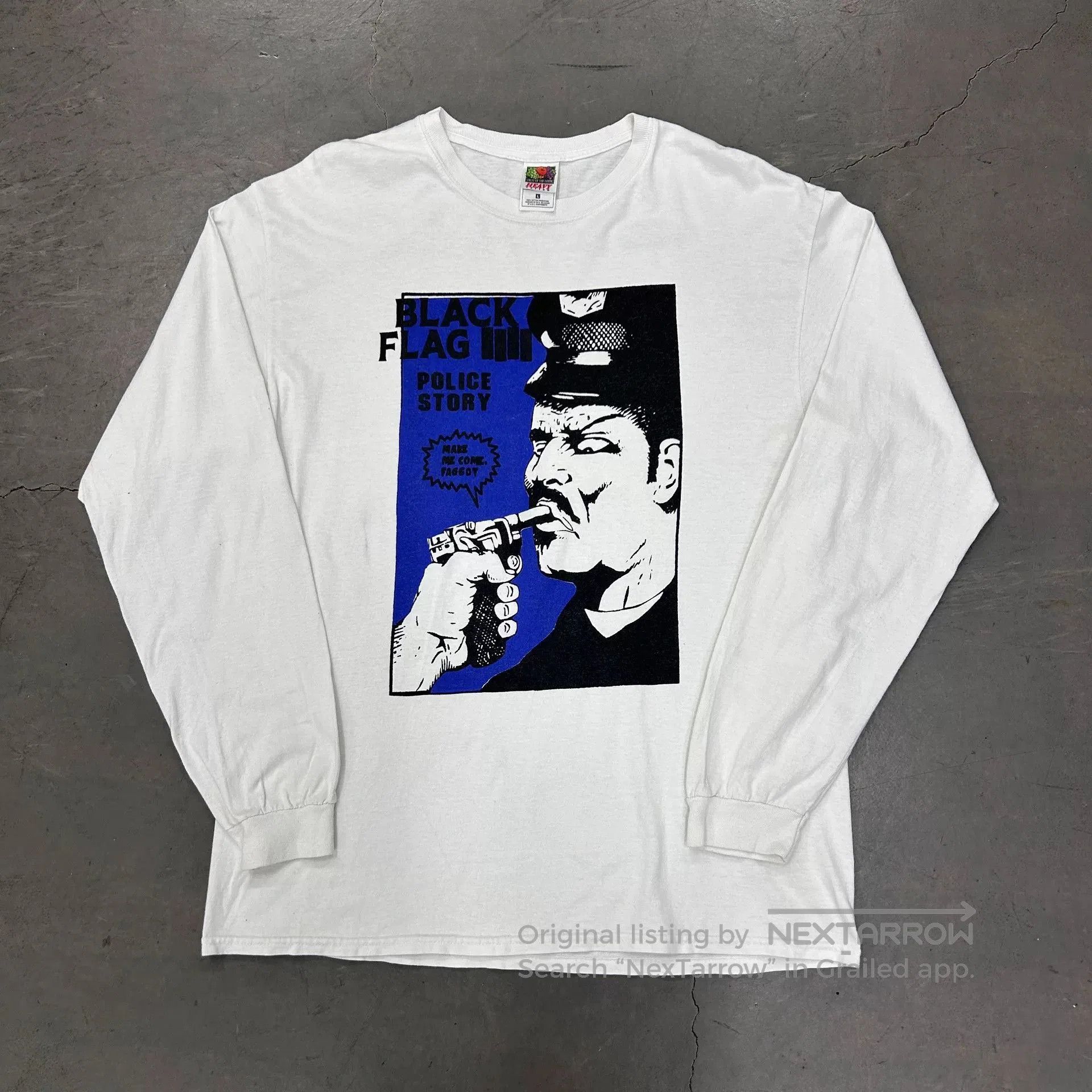 Vintage Vintage Black Flag Long Sleeve Tee. Size US M / EU 48-50 / 2 - 3 Thumbnail