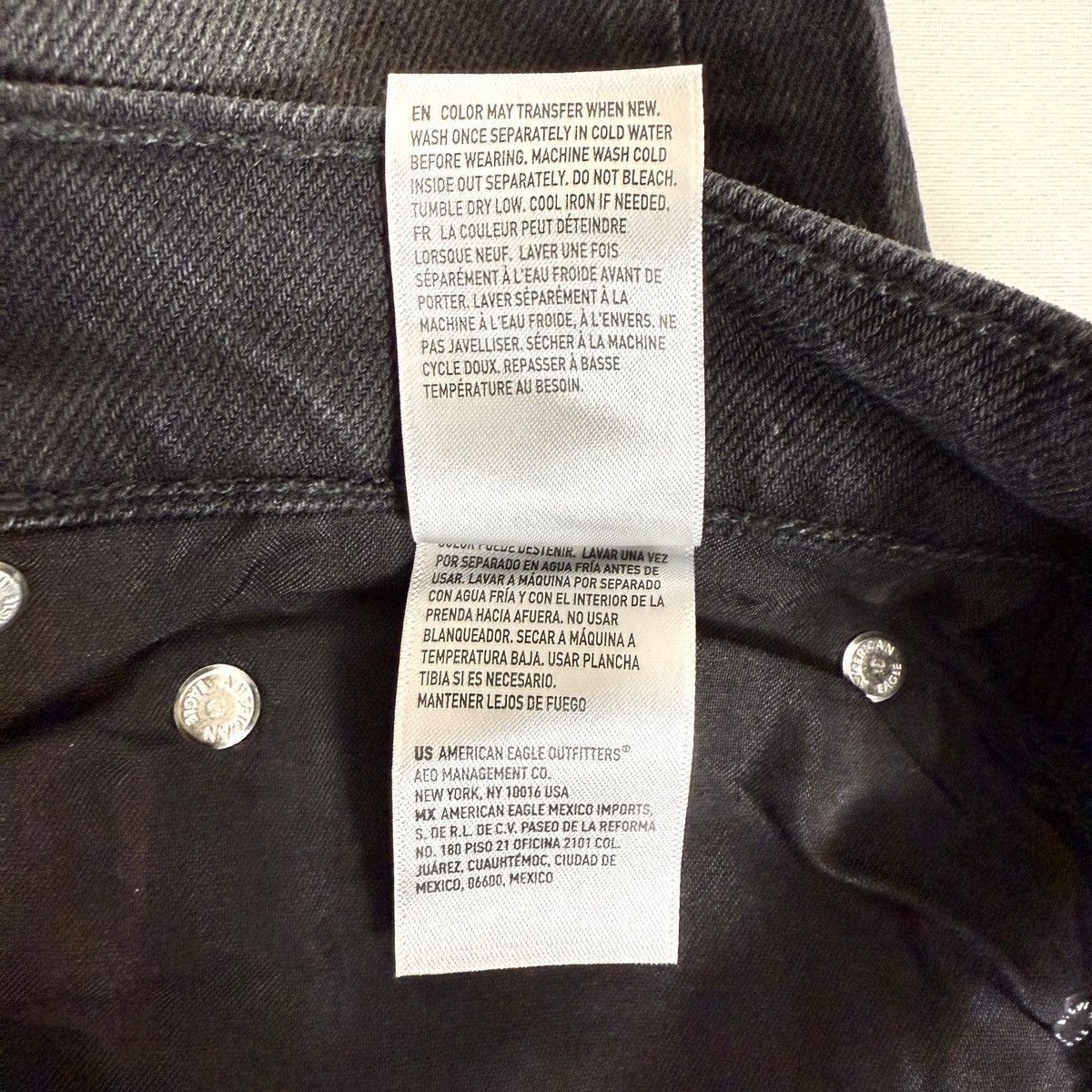 American Eagle Outfitters American Eagle Jeans 14 Black Super High-Rise Ankle Straight Size 36" / US 14 / IT 50 - 10 Thumbnail