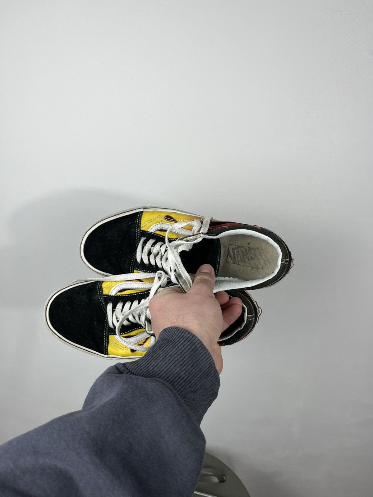 Vans Vans Old Skool Flame Black Yellow Red EU 42 Size US 9 / EU 42 - 13 Thumbnail