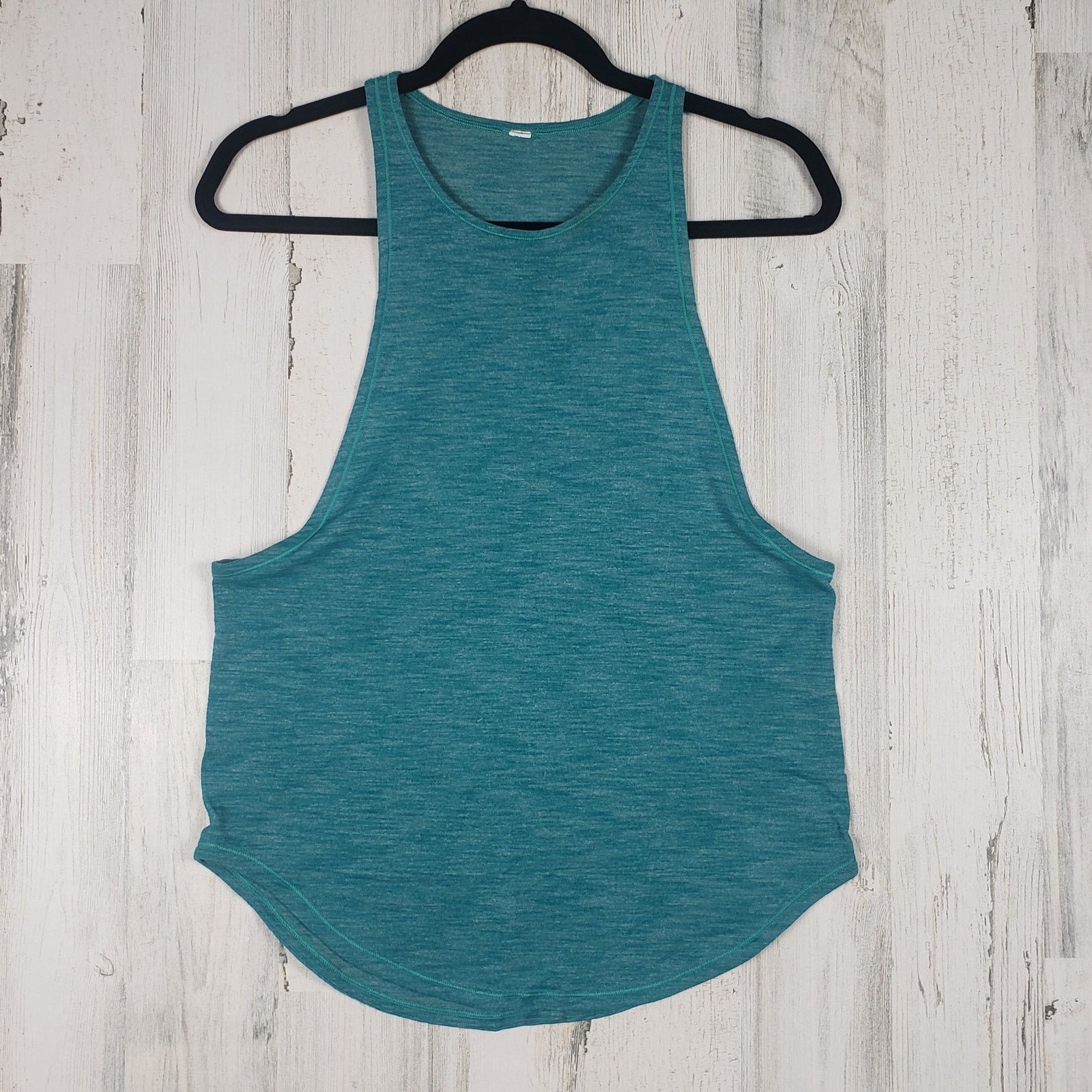 Lululemon Lululemon Athletica Turquoise Space Dye Sweat Date Tank Top Size ONE SIZE - 1 Thumbnail