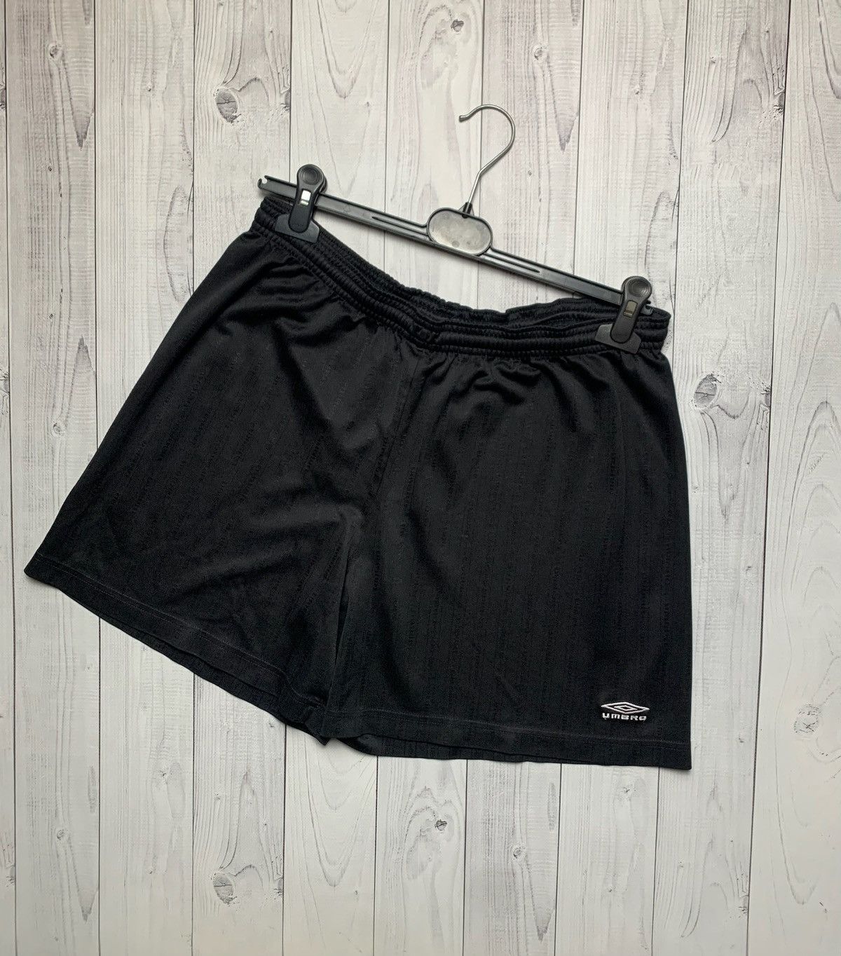 Umbro × Vintage Vintage Umbro soccer shorts monogram size XL black Size US 36 / EU 52 - 1 Thumbnail