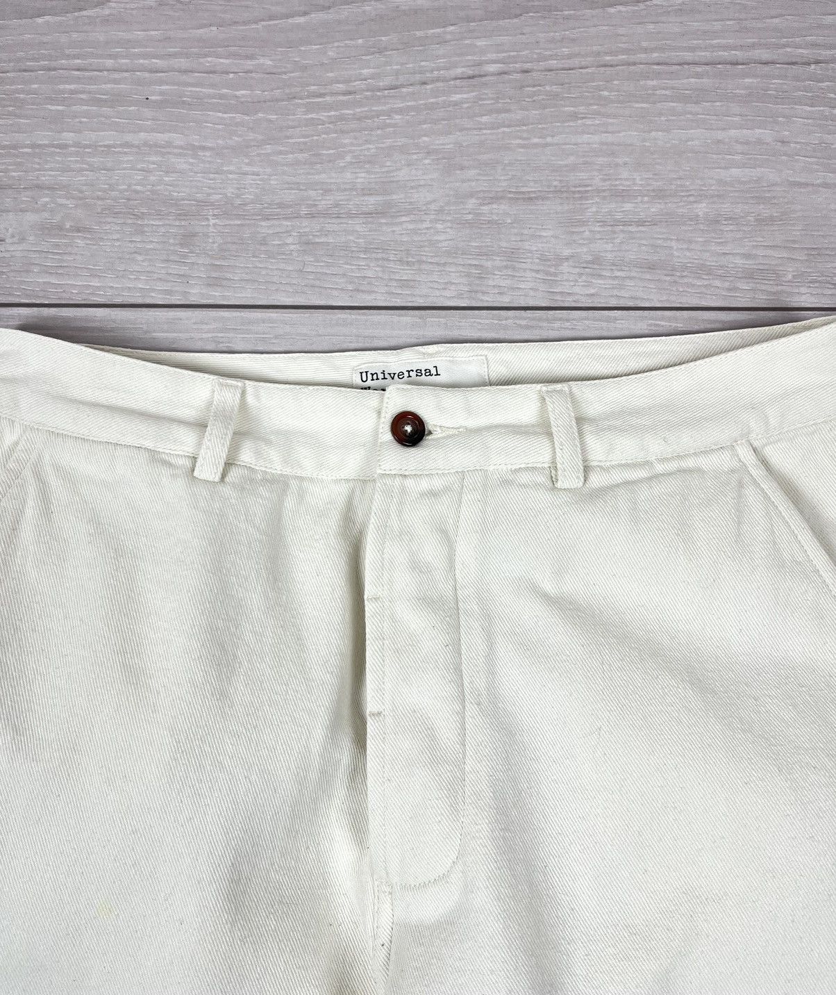 Universal Studios Universal Works White Cotton Japan Style Pants Size US 30 / EU 46 - 5 Thumbnail
