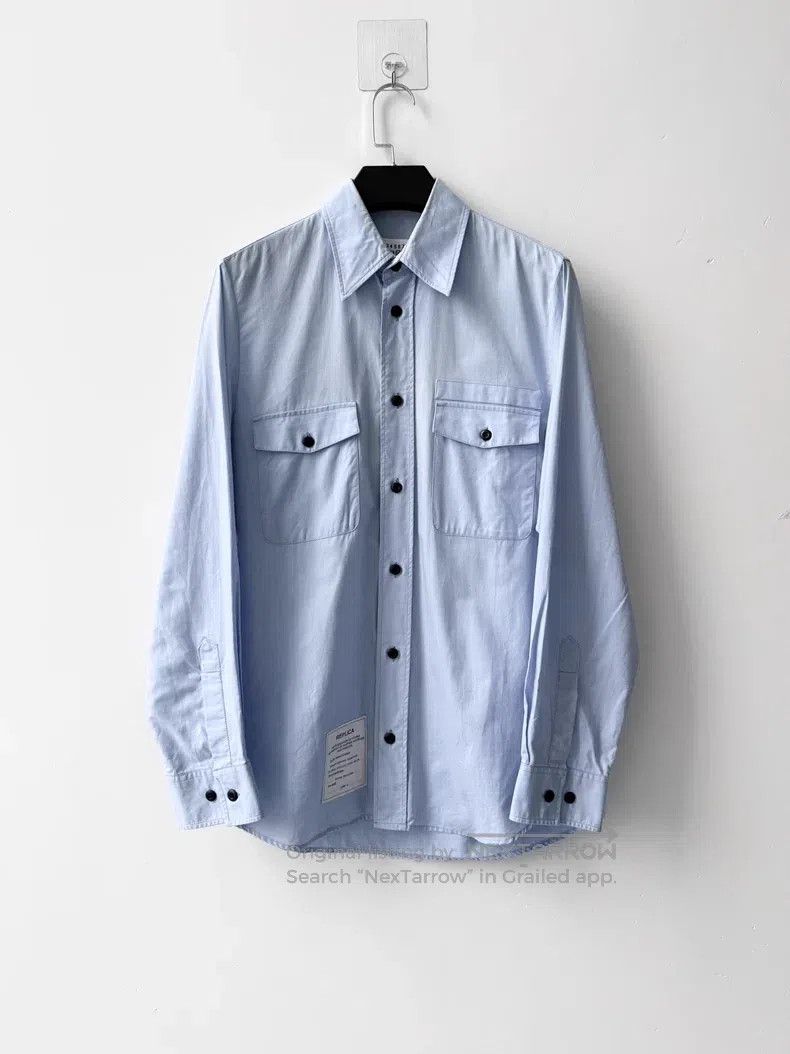 Maison Margiela Maison Margiela Size 39 Pocket-labeled shirt Size US XXS / EU 40 - 1 Thumbnail