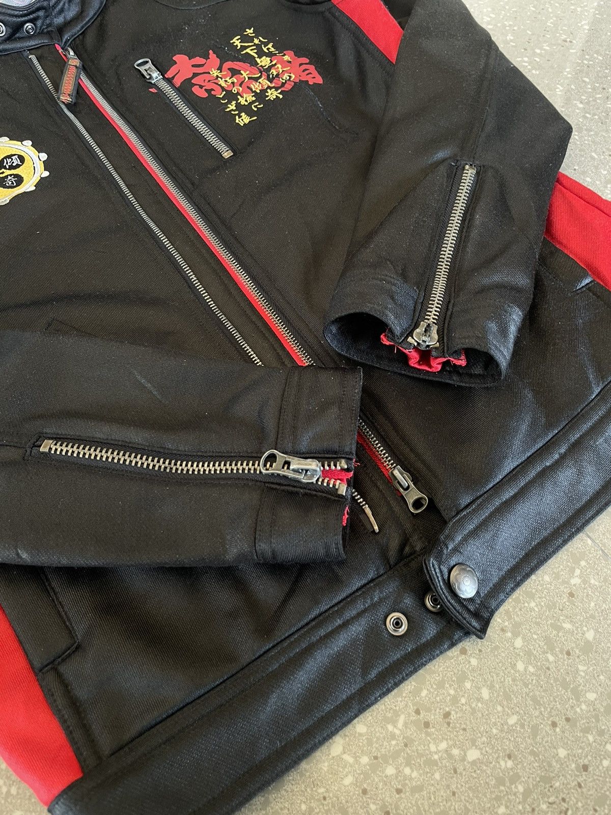 Japanese Brand Vintage Yukimura Sanada Skull Spear Embroidery Jacket Size US L / EU 52-54 / 3 - 4 Thumbnail