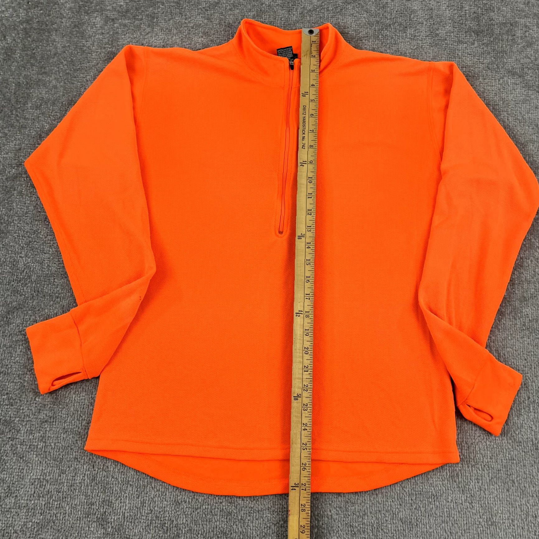 Vintage LL BEAN Jacket Men Medium Neon Orange Running Gear Pullover Safety Protective Size US M / EU 48-50 / 2 - 2 Thumbnail