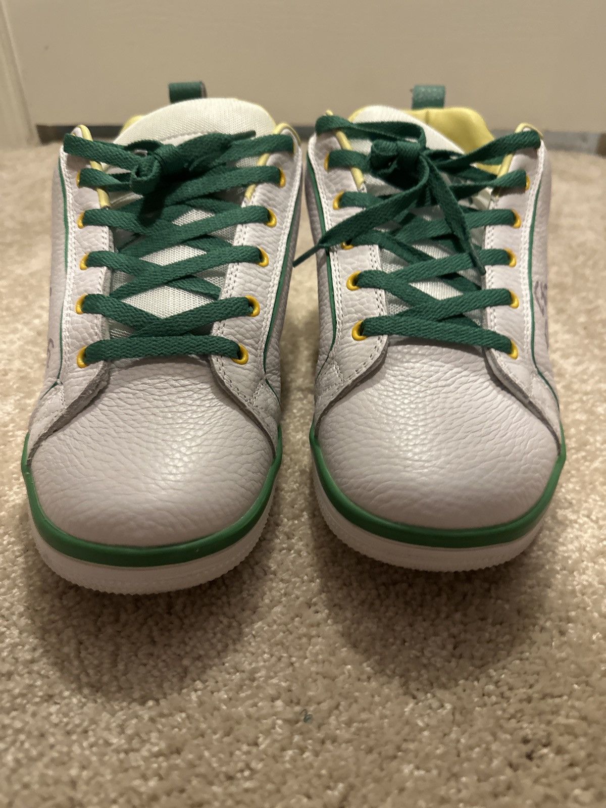 Asspizza Haunted Starbucks HS Spongebob Live Laugh Love Shoes Size US 11 / EU 44 - 2 Thumbnail