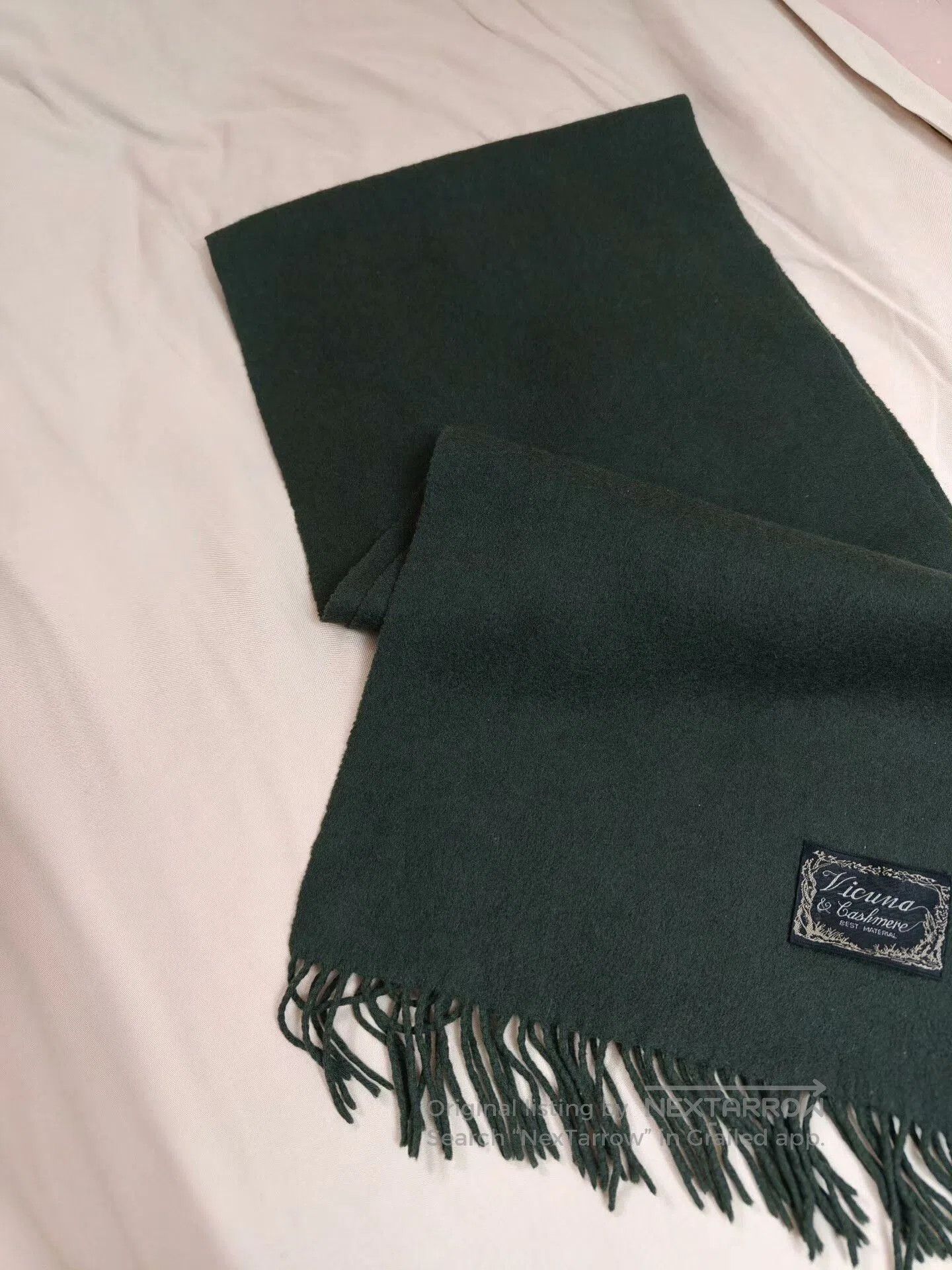 Extreme Cashmere Vicuna Cashmere Blend Green Scarf. Size ONE SIZE - 2 Thumbnail