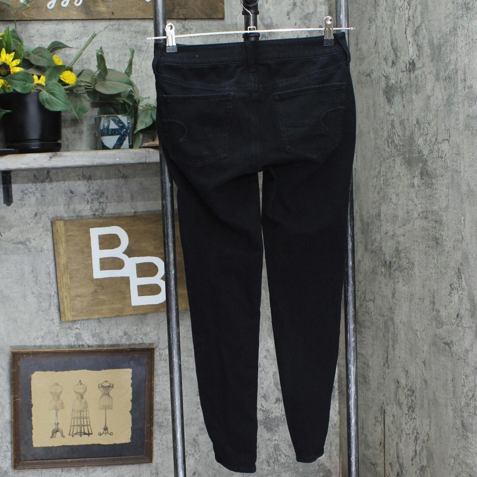 Other American Eagle Stretch Jegging 1678ff69ed1c3c Black 4 Short Size 27" / US 4 / IT 40 - 2 Thumbnail