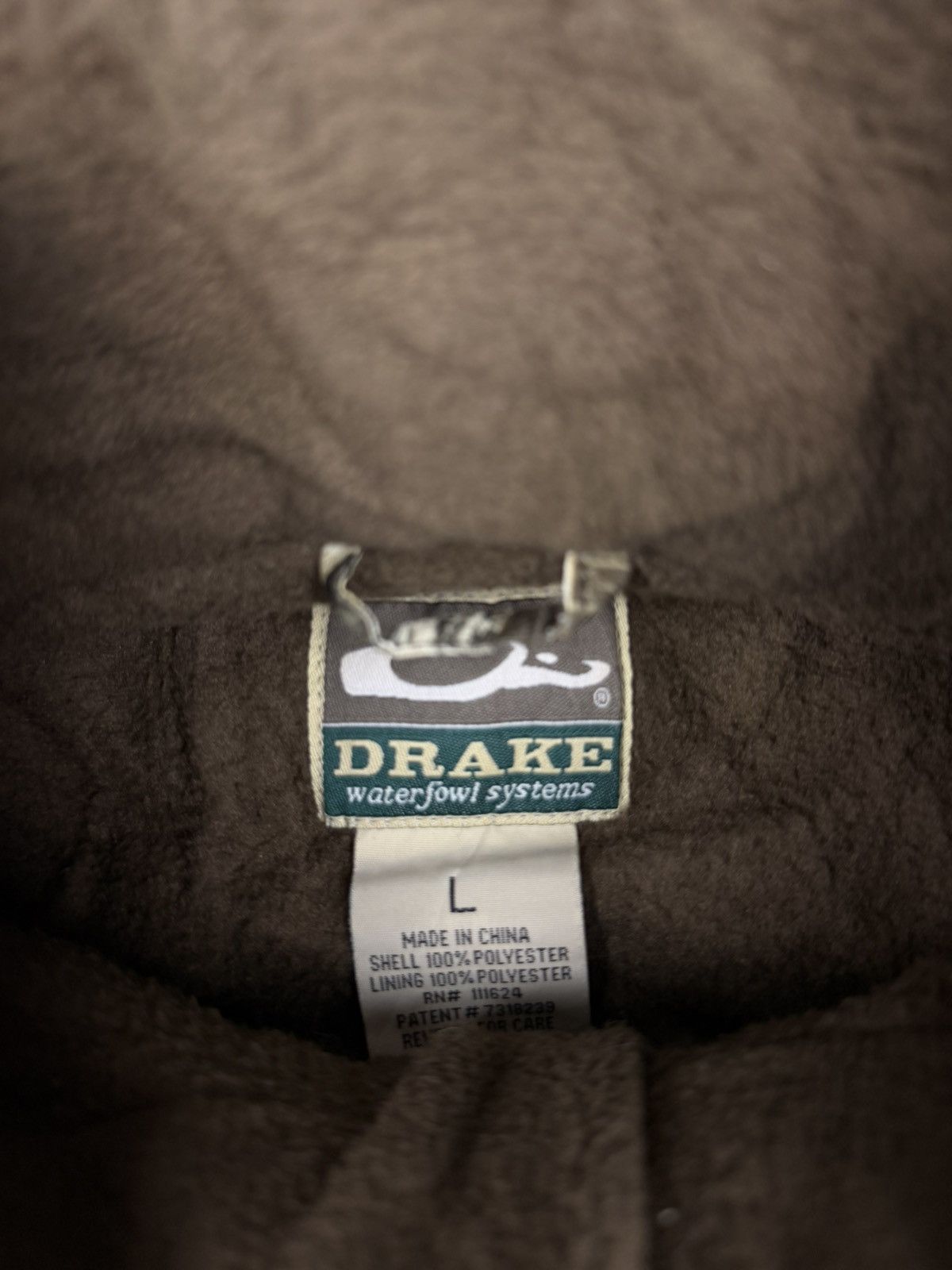 Drake Drake hunting fishing camo polar fleece jacket Size US L / EU 52-54 / 3 - 4 Thumbnail