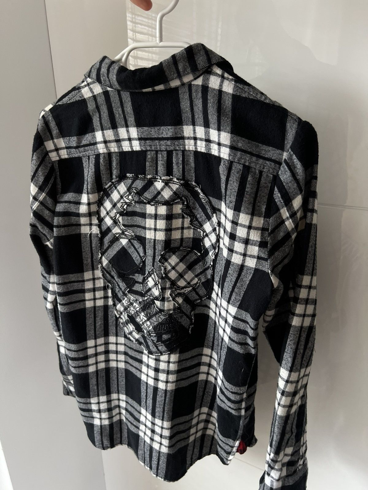 Zadig & Voltaire Tessy Patch Big Logo ‘Scull’ Flanel Shirt