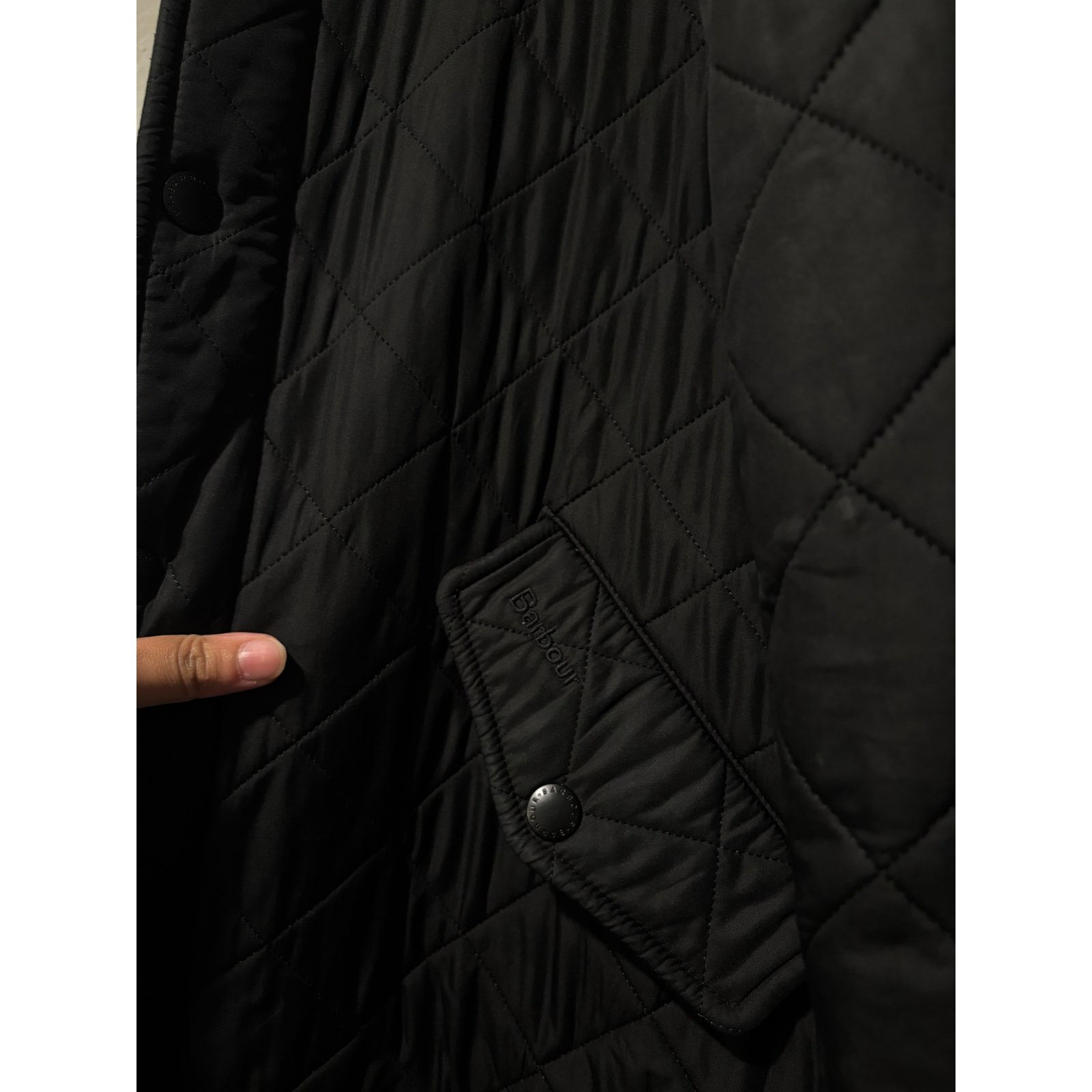 Barbour *LIKE NEW* Barbour Powell Quilted Jacket - Black Sz L Size US L / EU 52-54 / 3 - 14 Thumbnail