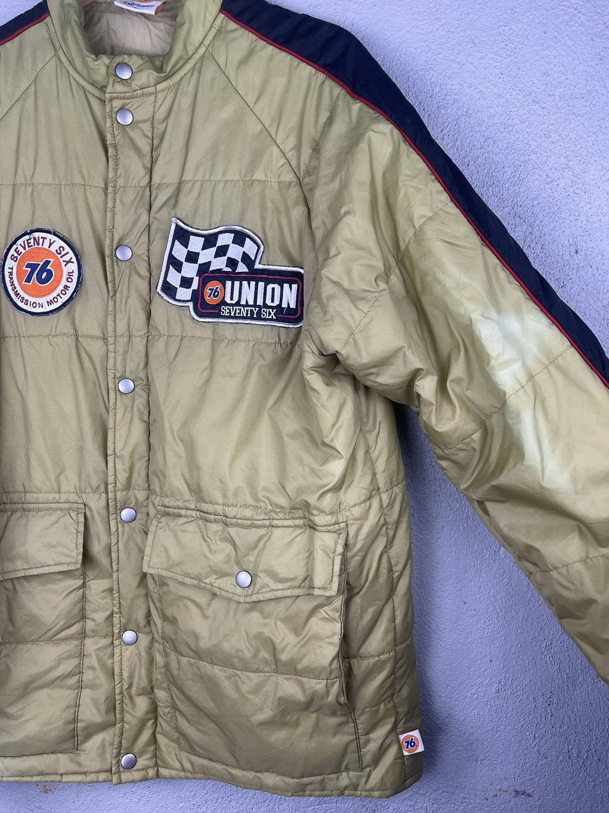 Vintage VINTAGE 76 LUBRICANTS Motor Oil Down Jacket Size US L / EU 52-54 / 3 - 5 Thumbnail