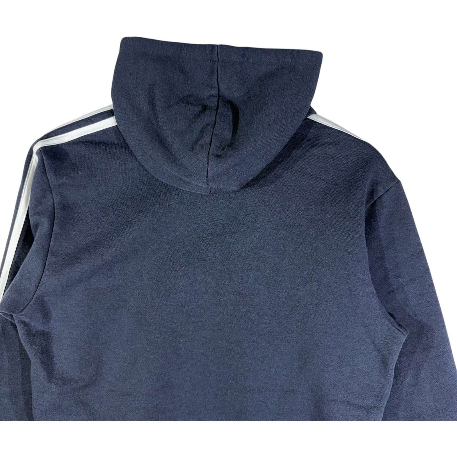 Adidas Adidas Big Logo Striped Sleeves Pullover Hoodie Size US S / EU 44-46 / 1 - 6 Thumbnail