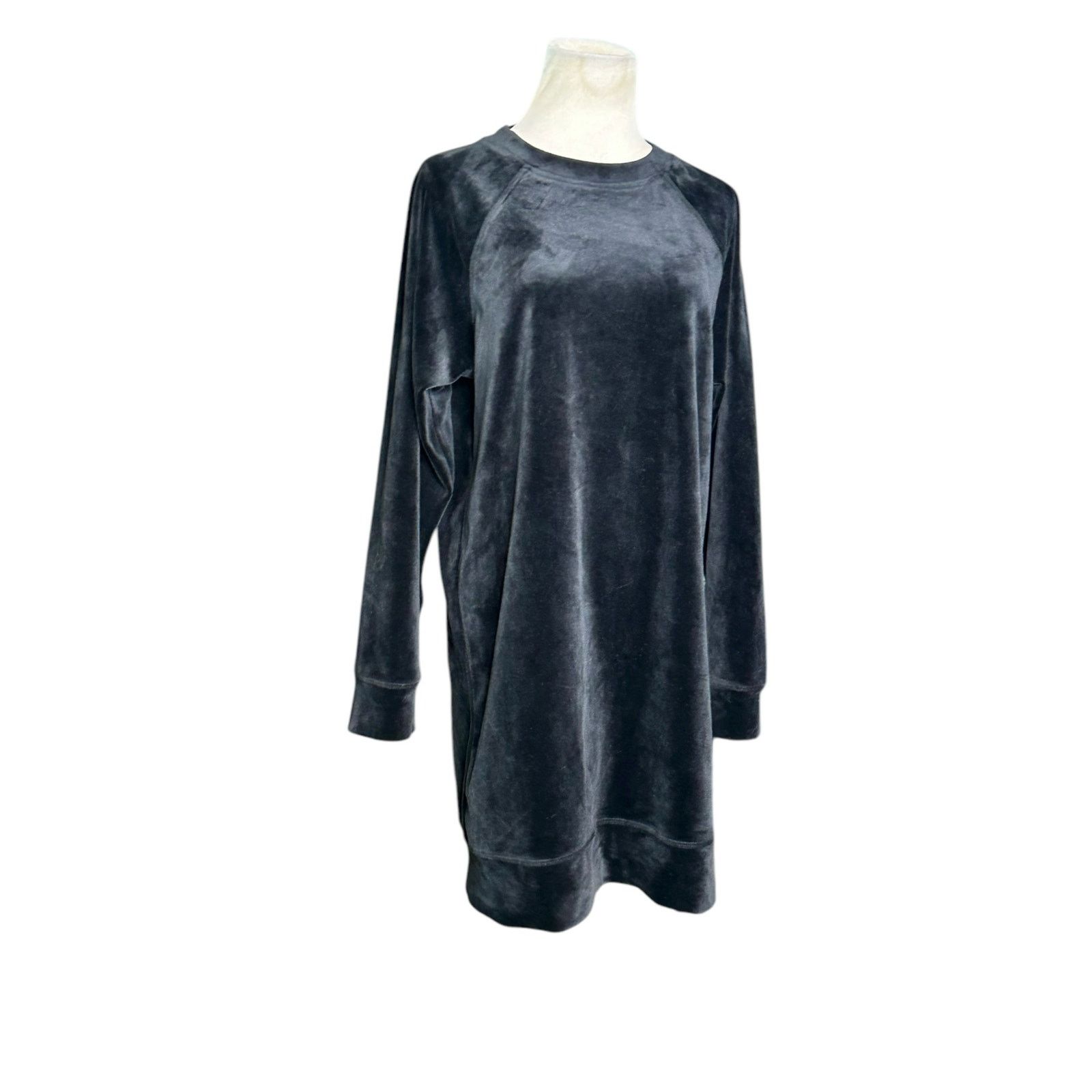 DKNY DKNY black velvet long sleeves mini t shirt dress size XS Size XS / US 0-2 / IT 36-38 - 10 Thumbnail