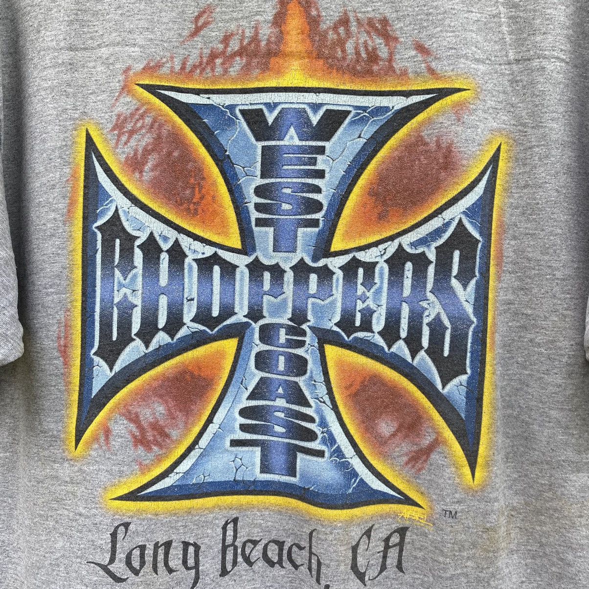 West Coast Choppers Thrashed Vintage Y2K Jesse Who West Coast Chopper ERD GRUNGE Size US L / EU 52-54 / 3 - 4 Thumbnail