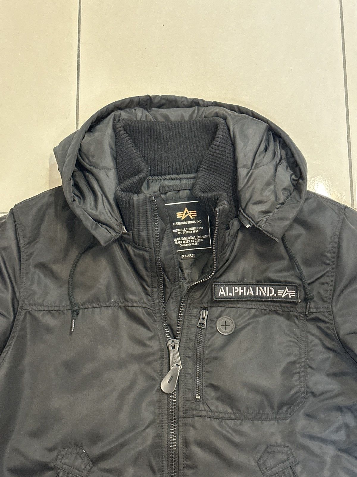 Alpha Industries Alpha Industries Thermolite Patch 2Way Hood Jacket size XL Size US XL / EU 56 / 4 - 5 Thumbnail