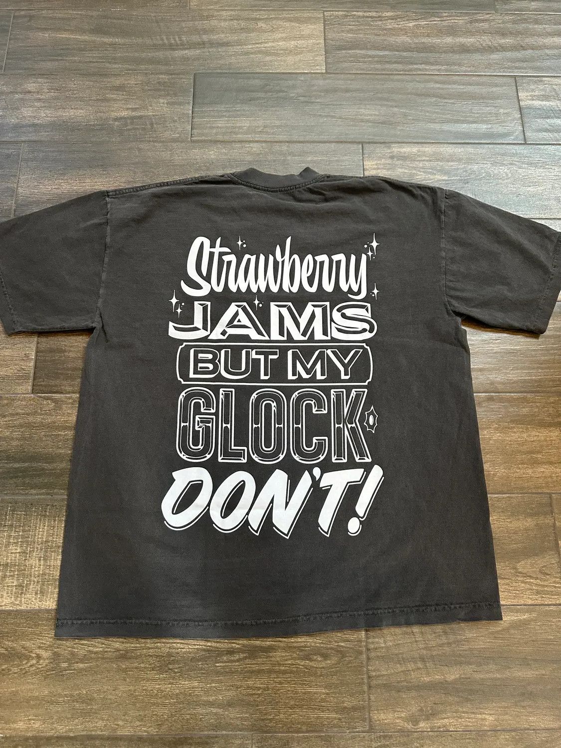 Kai Kai Strawberry Jams But My Glock Don't Tee Black Rcade Grailed