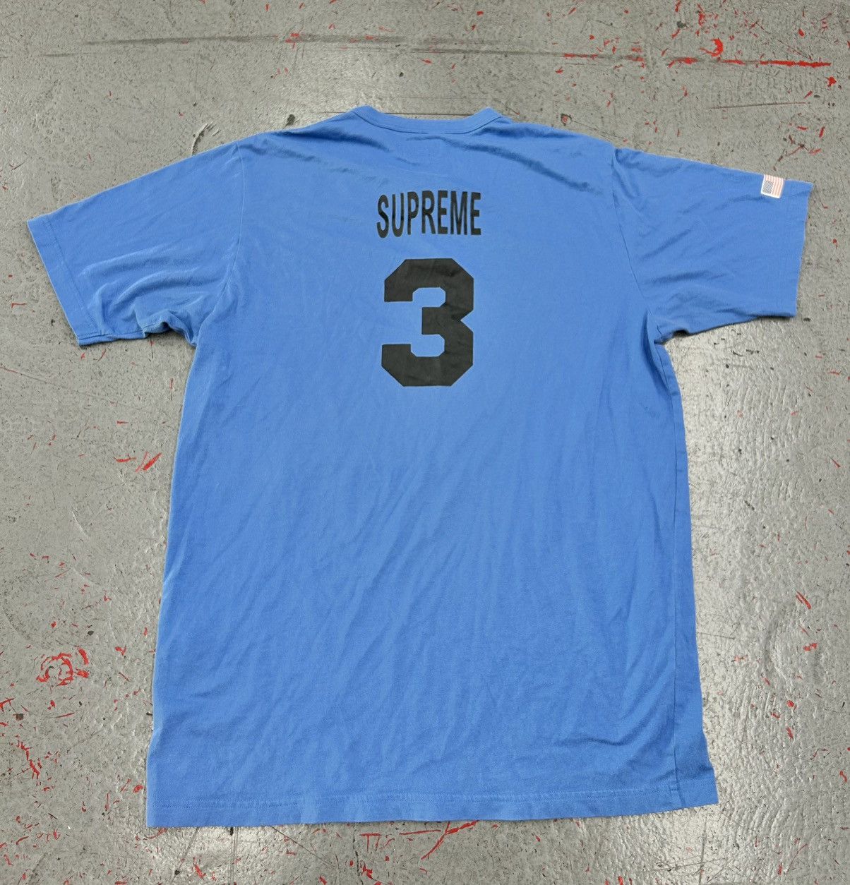Supreme Supreme x Playboy 2017 Blue Jersey Henley T shirt Size L Size US L / EU 52-54 / 3 - 2 Thumbnail