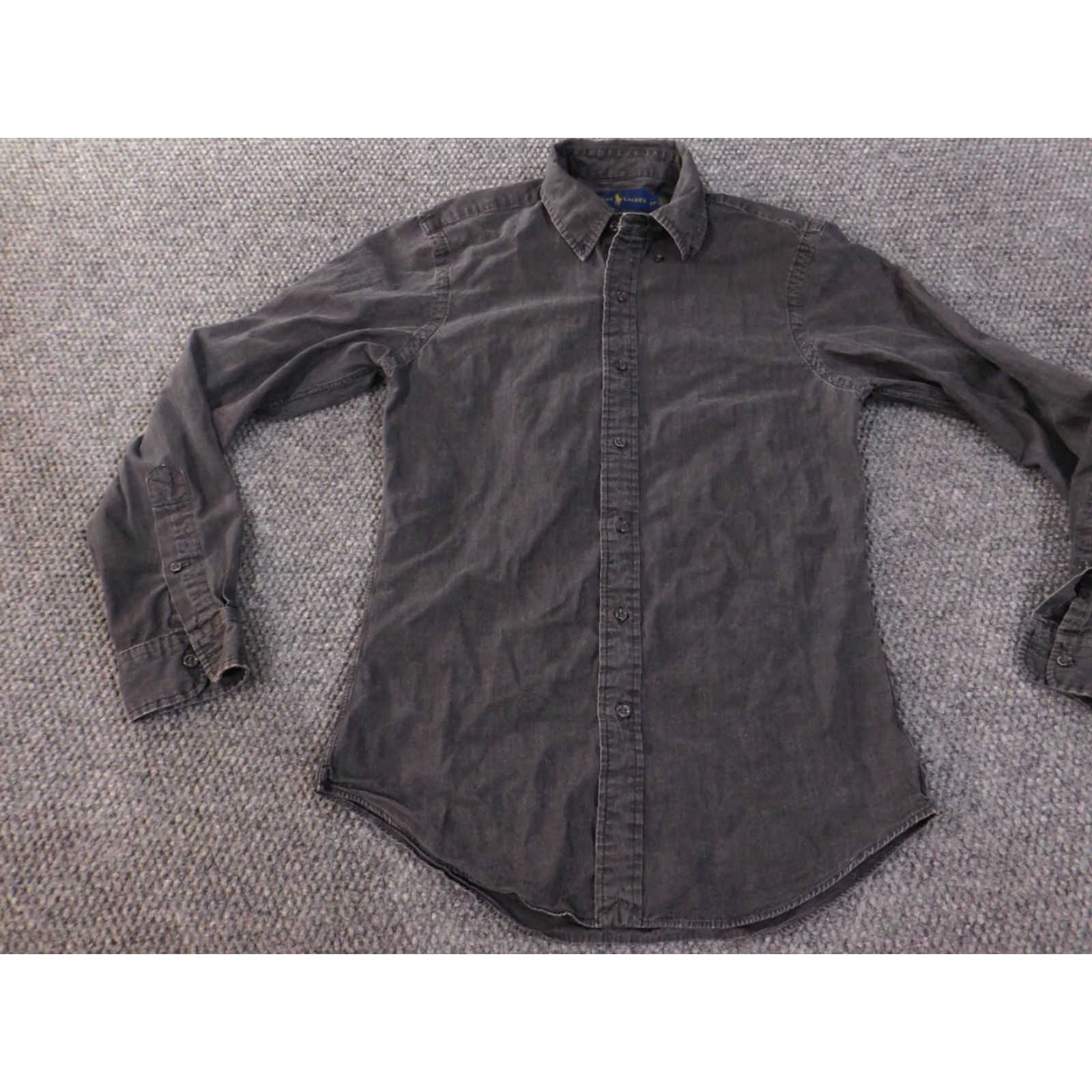 Ralph Lauren Ralph Lauren Shirt Mens Small Gray Paisley Slim Fit Button-Up Logo Classic Size US S / EU 44-46 / 1 - 4 Thumbnail