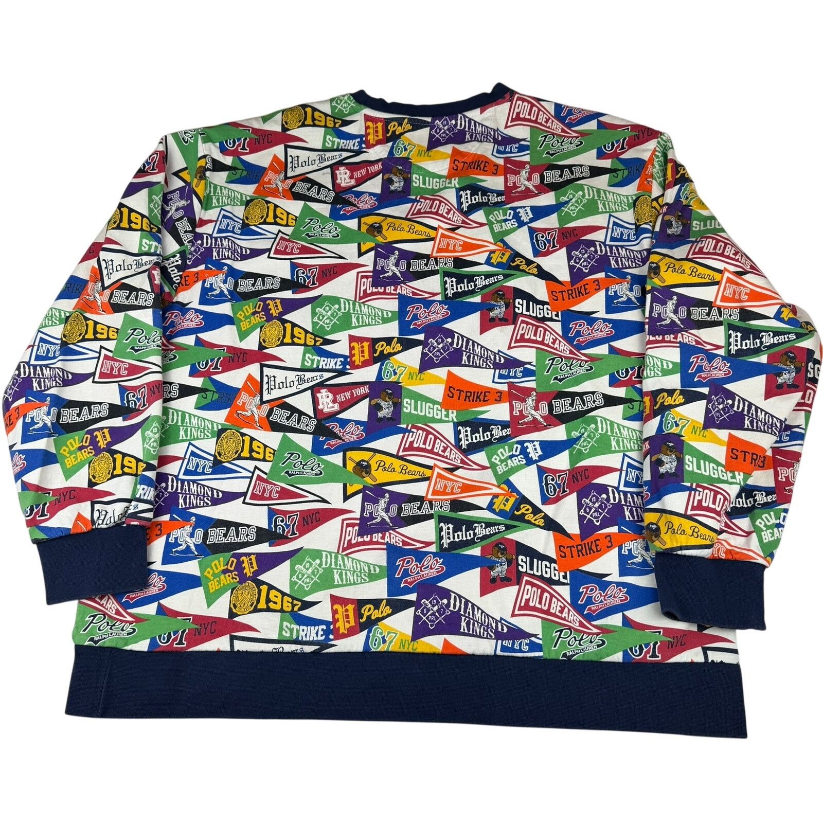 Polo Ralph Lauren Polo Ralph Lauren Baseball Pennant Sweatshirt 2XB Size US XXL / EU 58 / 5 - 2 Thumbnail