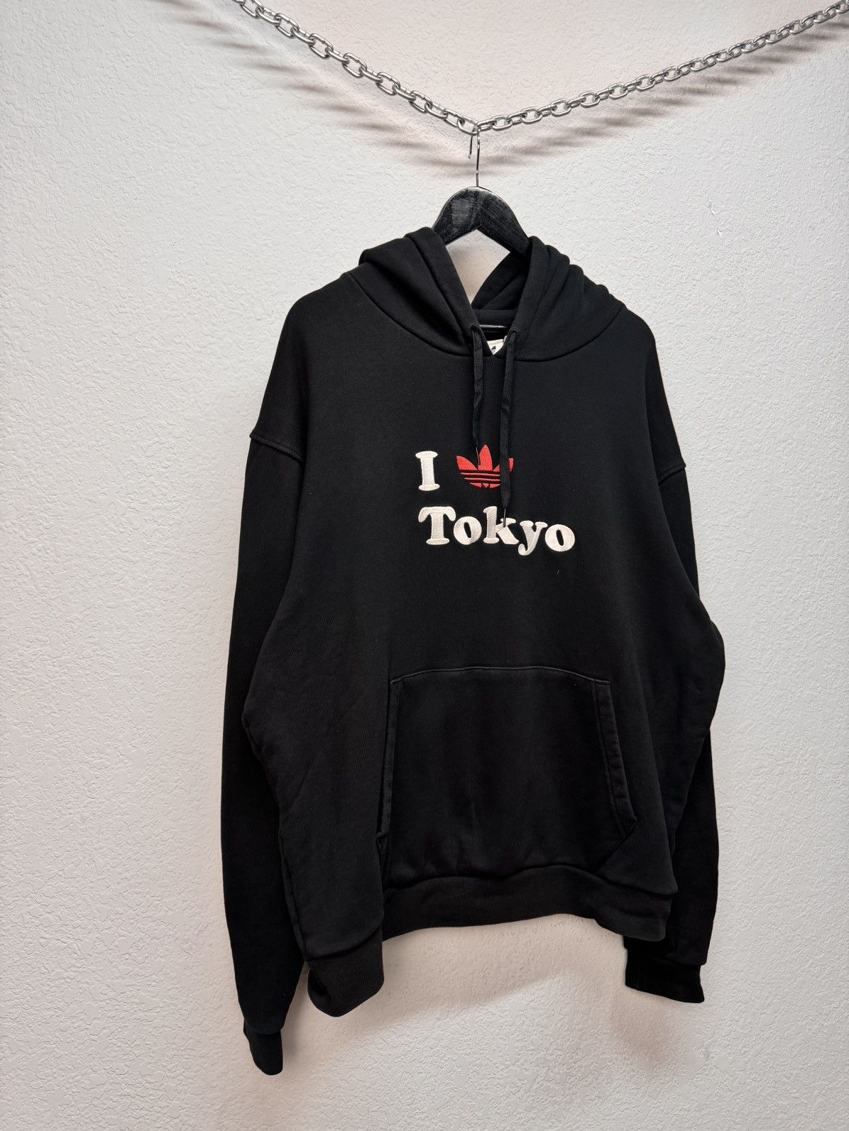 Adidas Black Adidas Tokyo Style Stussy Vetements Hoodie Size US XL / EU 56 / 4 - 3 Thumbnail
