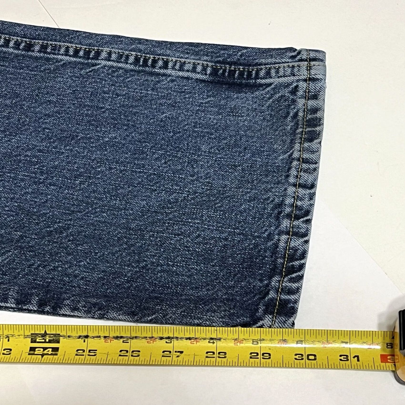 Wrangler Wrangler Cowboy Cut Jeans Straight Denim 40x30 Blue Distressed Mens Regular 40in Inseam Cowboy Southwestern Logo Distressed 13MGSDS Size US 40 / EU 56 - 6 Thumbnail