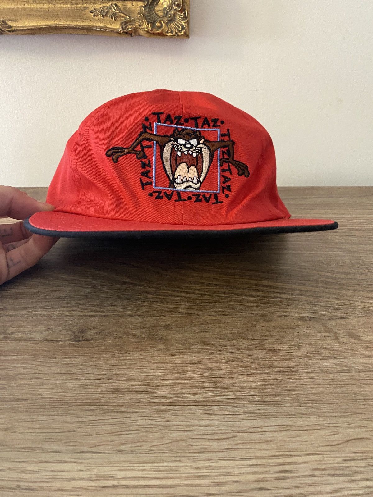 Vintage Vintage 90’s Taz Tweety Reversible Looney Tunes Fitted Cap Size ONE SIZE - 16 Thumbnail