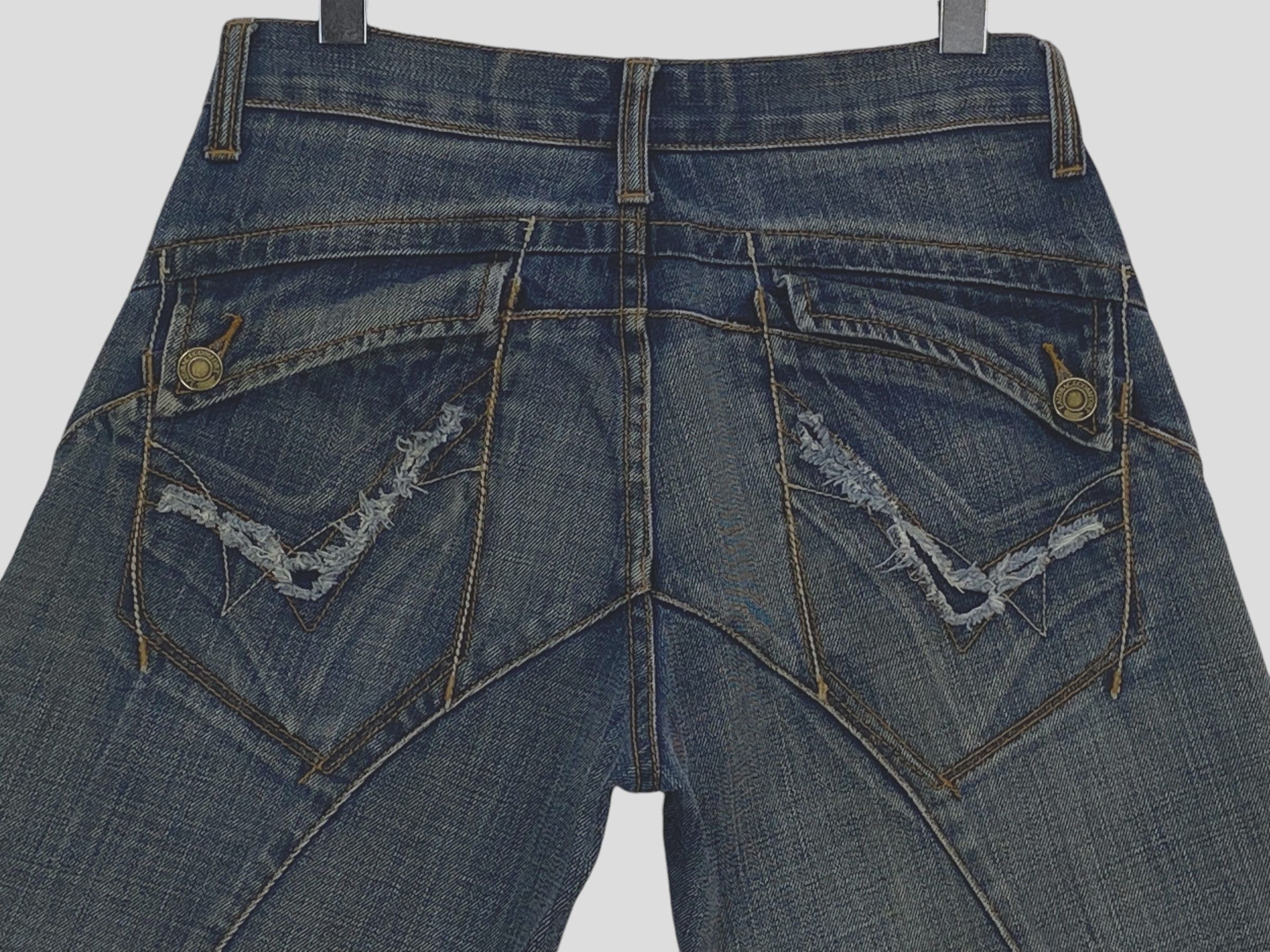 Japanese Brand Ikea Baker Pocket Short Jeans Size US 29 - 5 Thumbnail