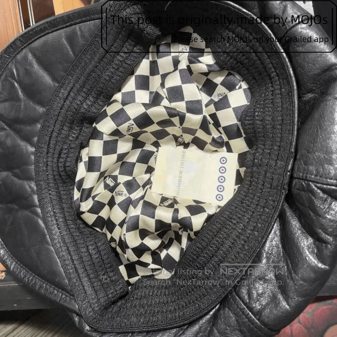 Number (N)ine Number Nine Vintage Leather Painter Hat. Size ONE SIZE - 5 Thumbnail